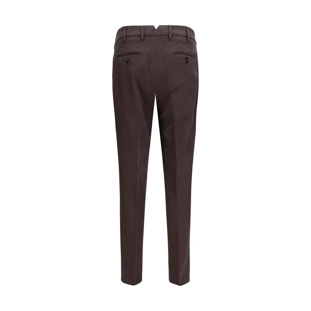 Brunello Cucinelli Braune Baumwollhose für die Freizeit