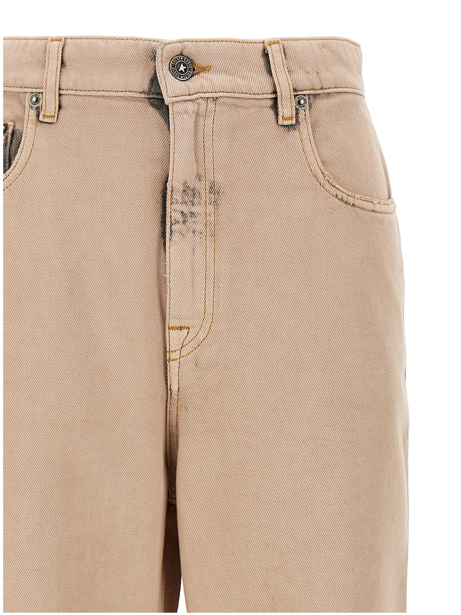 Golden Goose Mehrfarbige Baumwoll-Jeans im geraden Schnitt