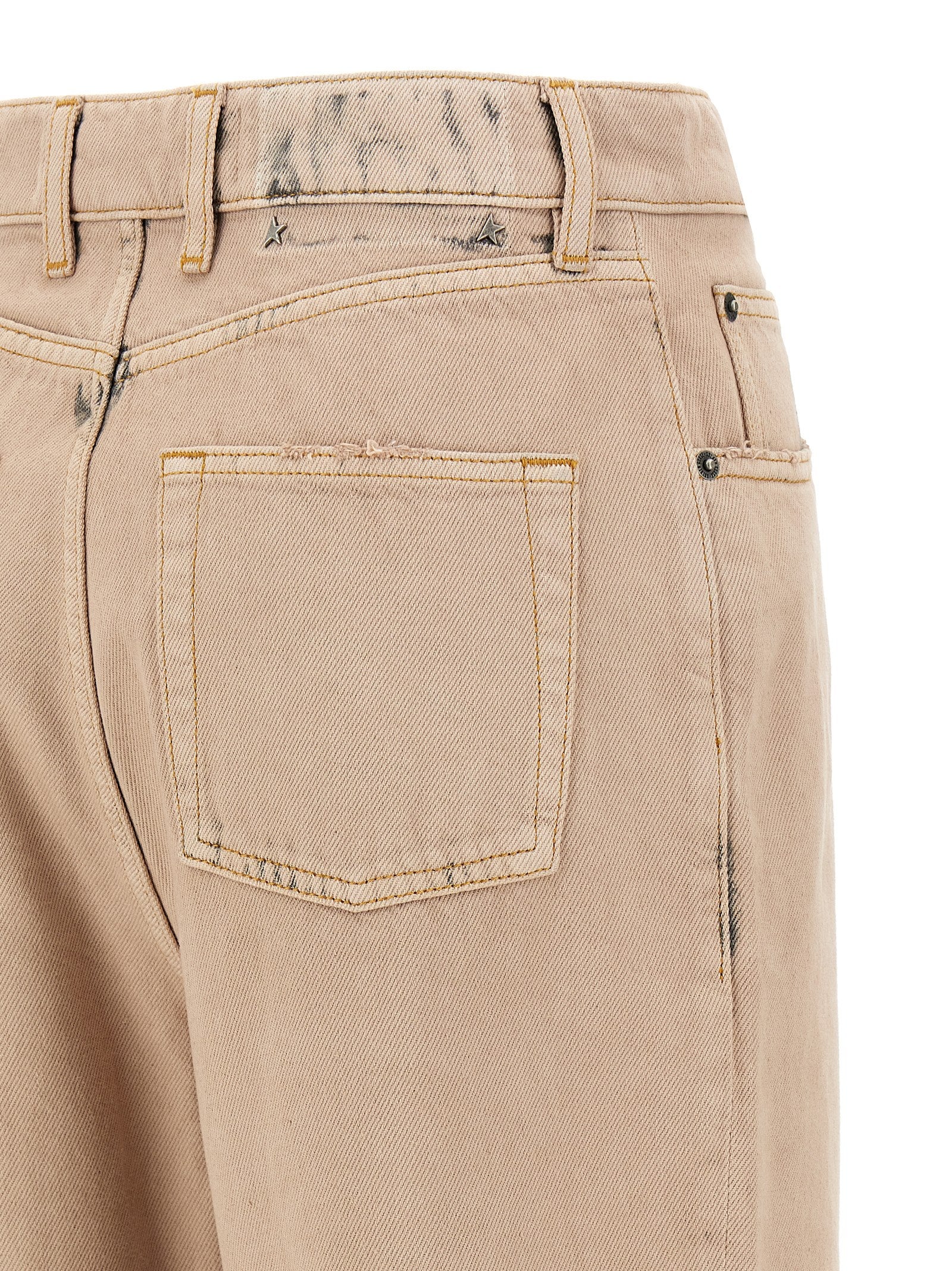 Golden Goose Mehrfarbige Baumwoll-Jeans im geraden Schnitt