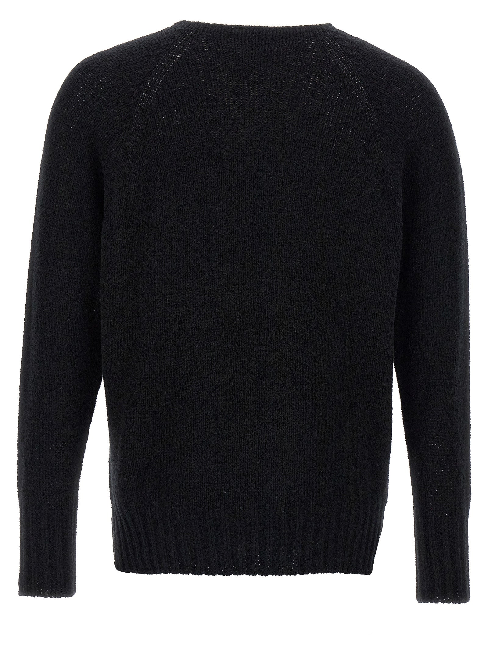 MA'RY'YA Schwarzer Baumwollcardigan