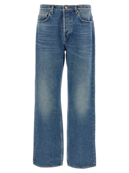 Golden Goose Blaue Jeans aus Baumwolle im geraden Schnitt