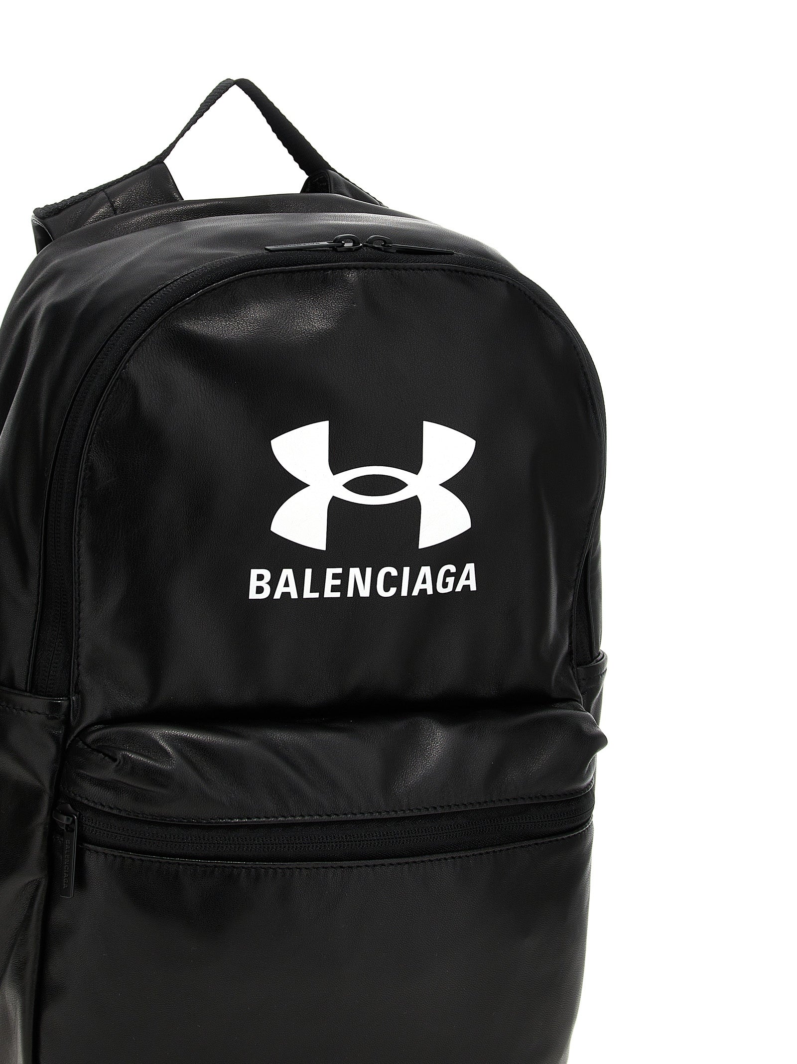 Balenciaga Zweifarbiger Rucksack aus Lammleder