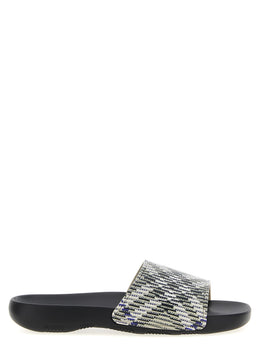 Burberry Multicolor Polyurethan-Sandalen