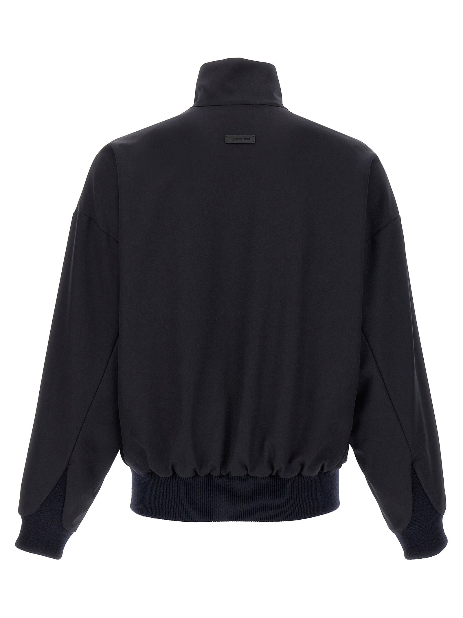 Fear Of God Blaue Jacke aus reiner Schurwolle in voller Länge