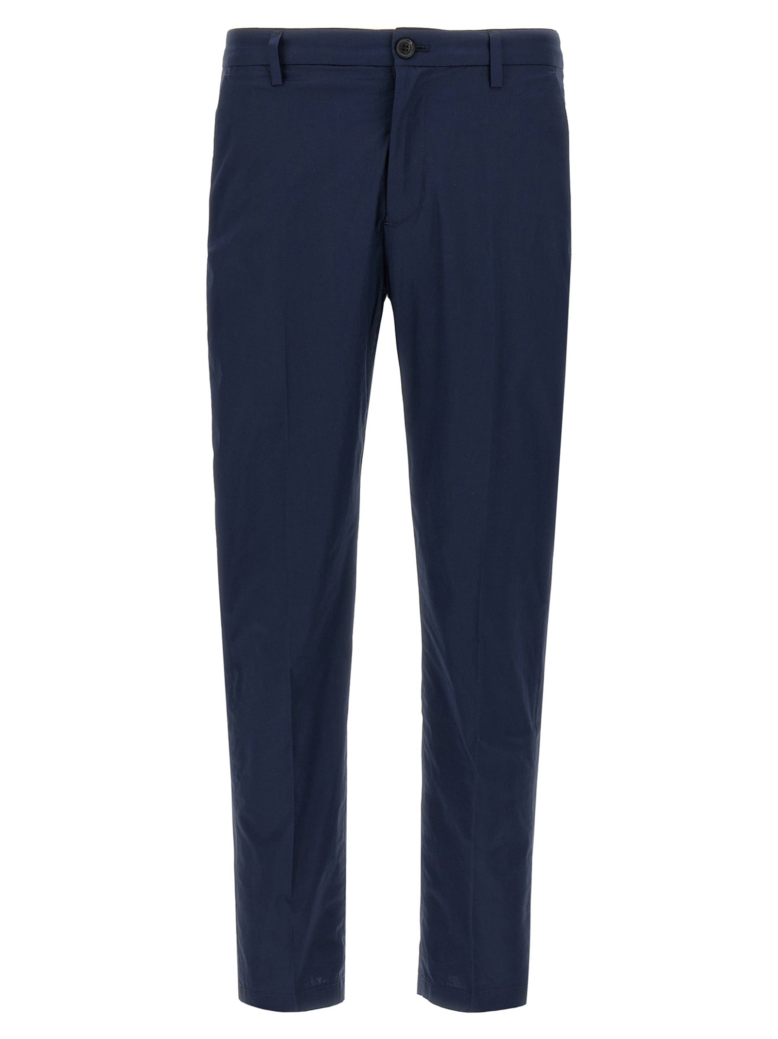 Department 5 Blaue Baumwoll-Cropped-Hose