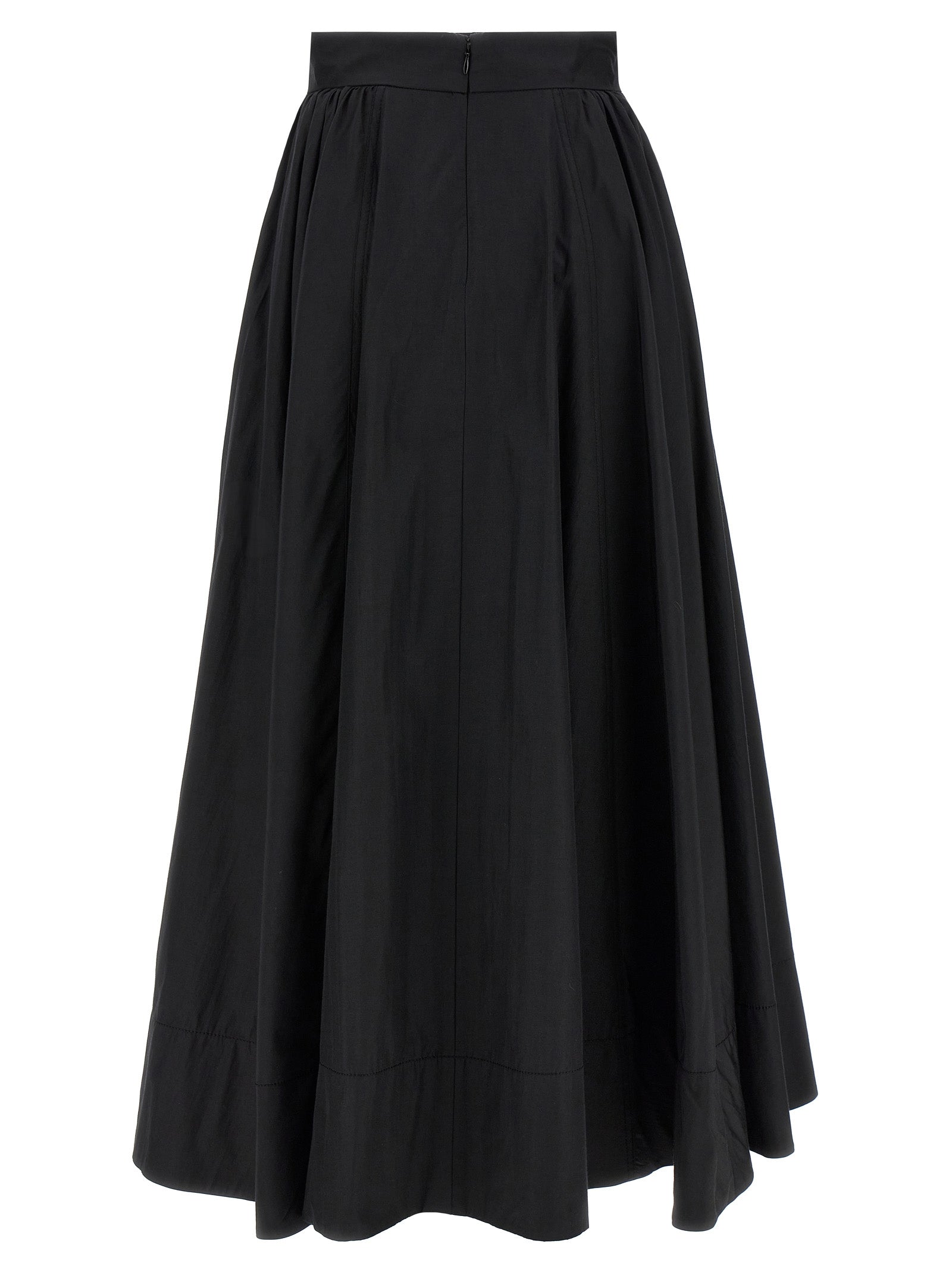 The Andamane Schwarzer Minirock aus Polyester