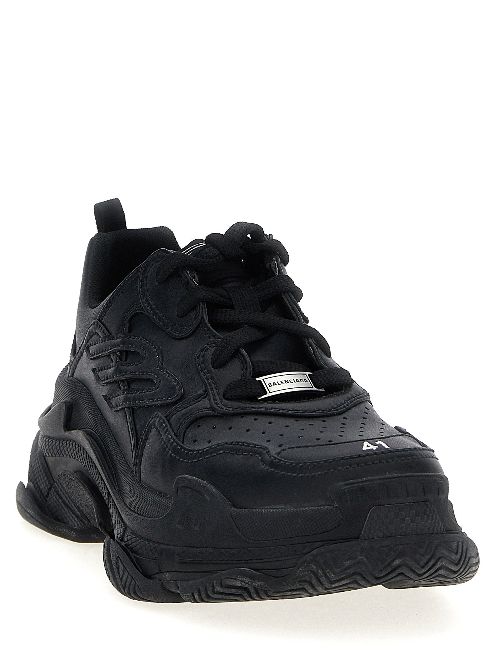 Balenciaga Schwarze Sneaker aus Polyethylen
