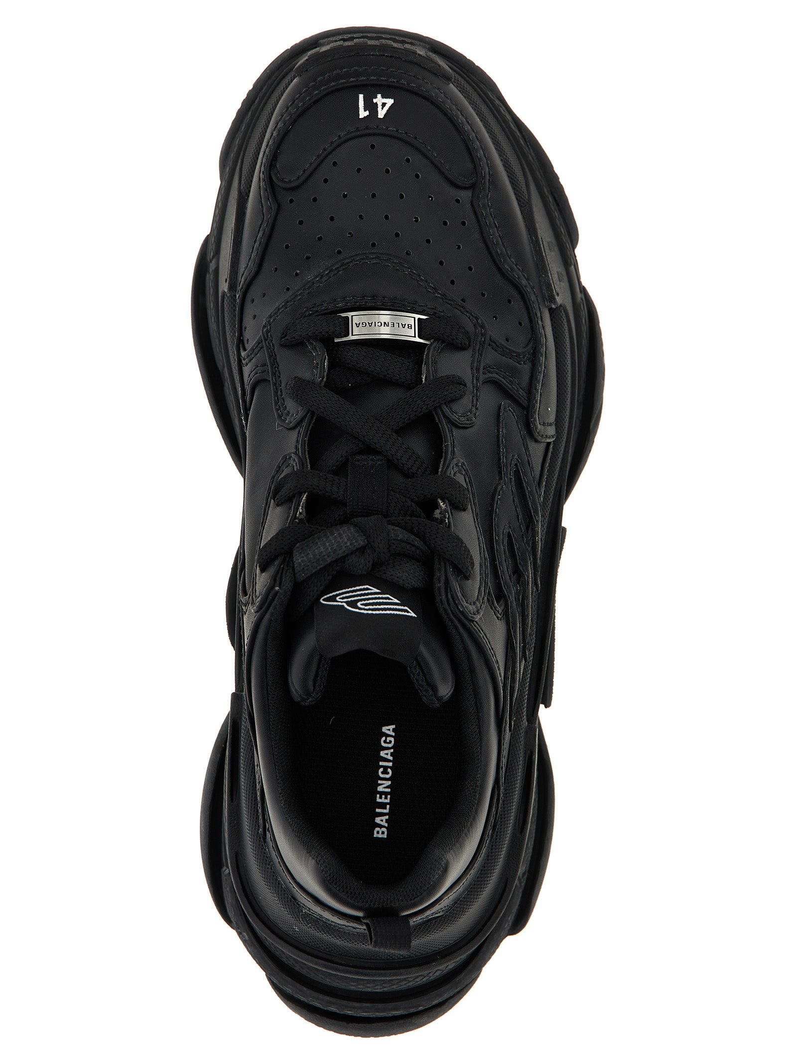 Balenciaga Schwarze Sneaker aus Polyethylen