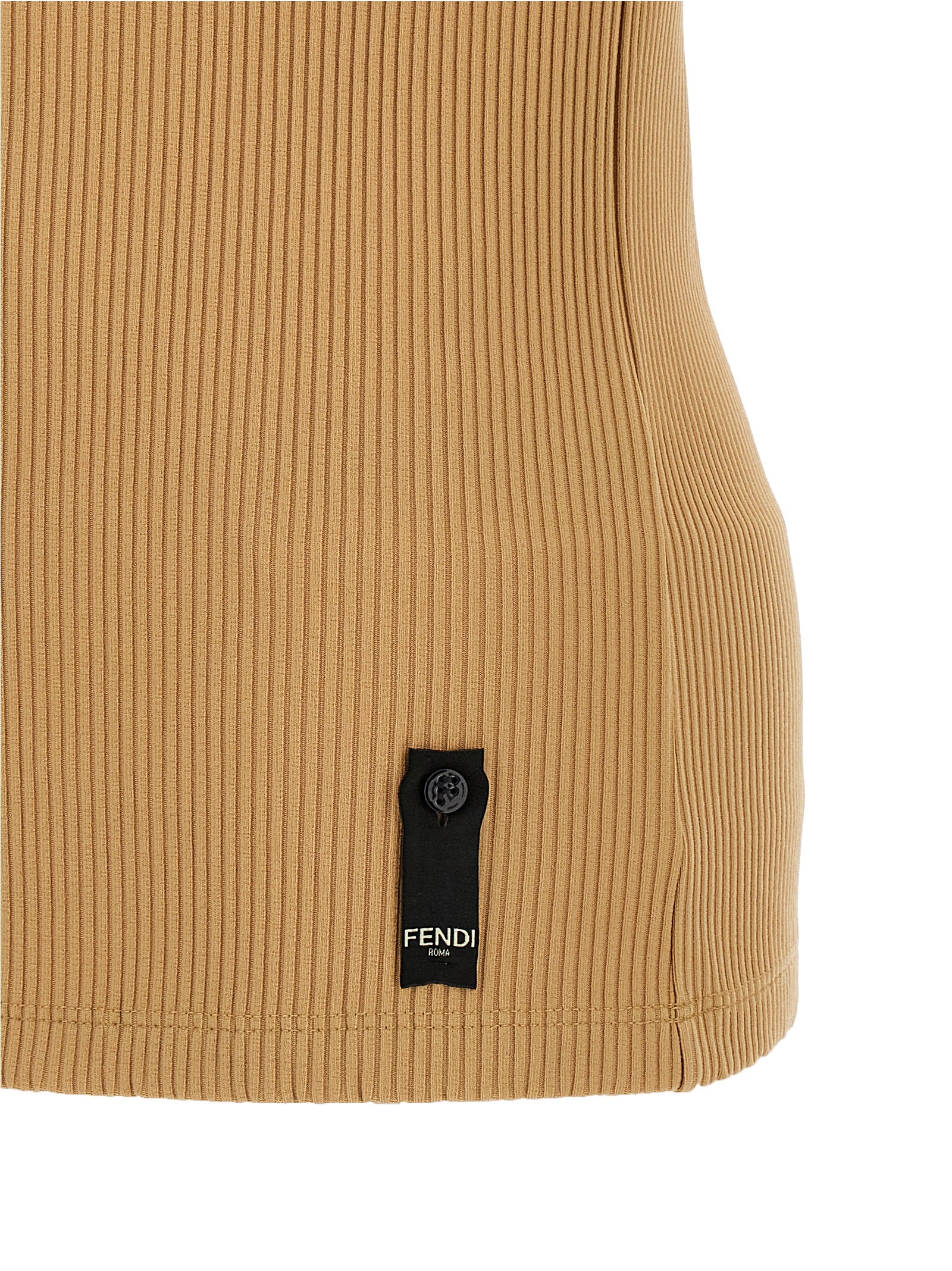 Fendi Beige Polyamid-Tanktops