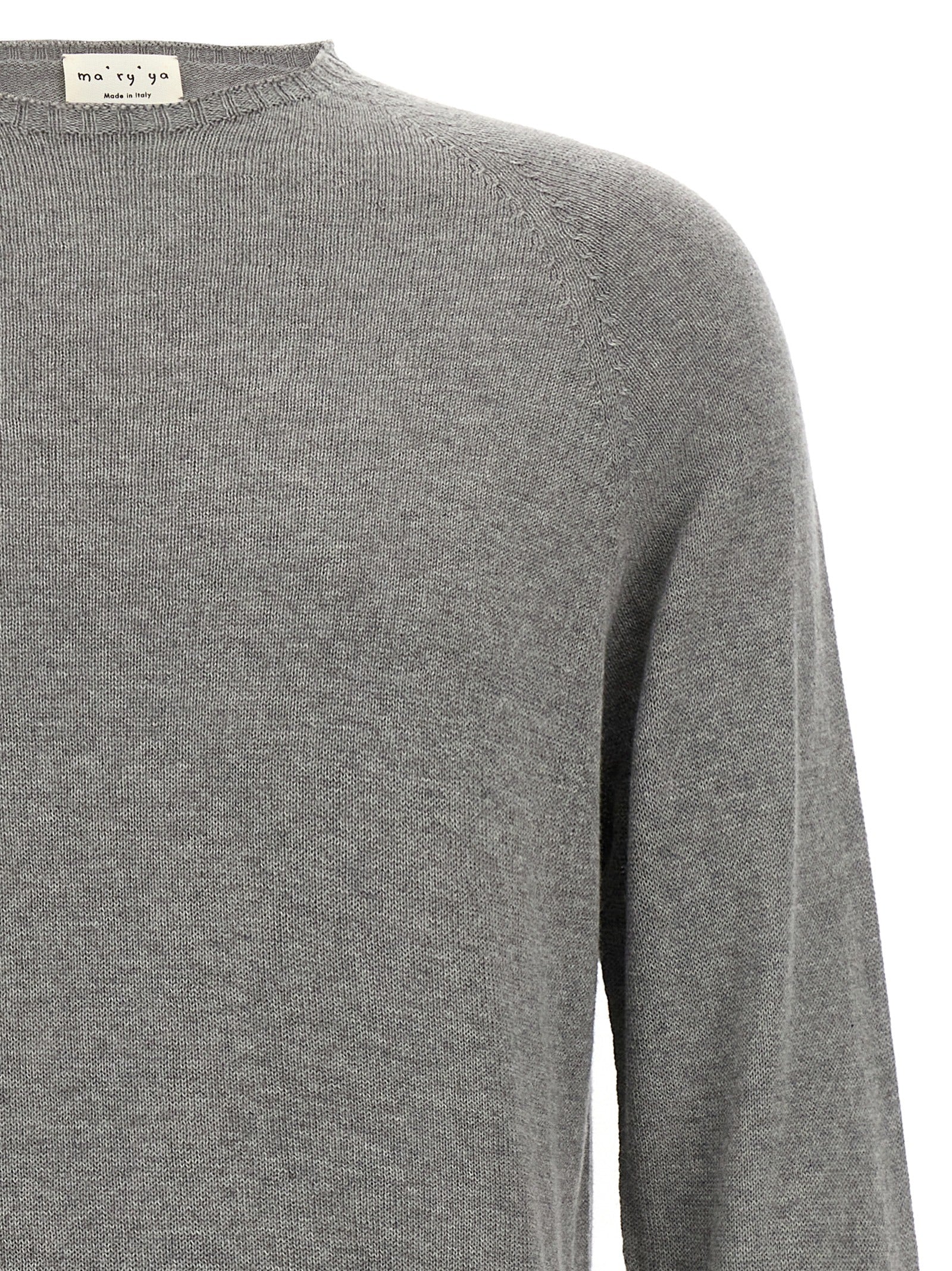 MA'RY'YA Grauer Baumwollcardigan