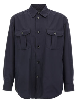 Brioni Blaue Seidenjacke