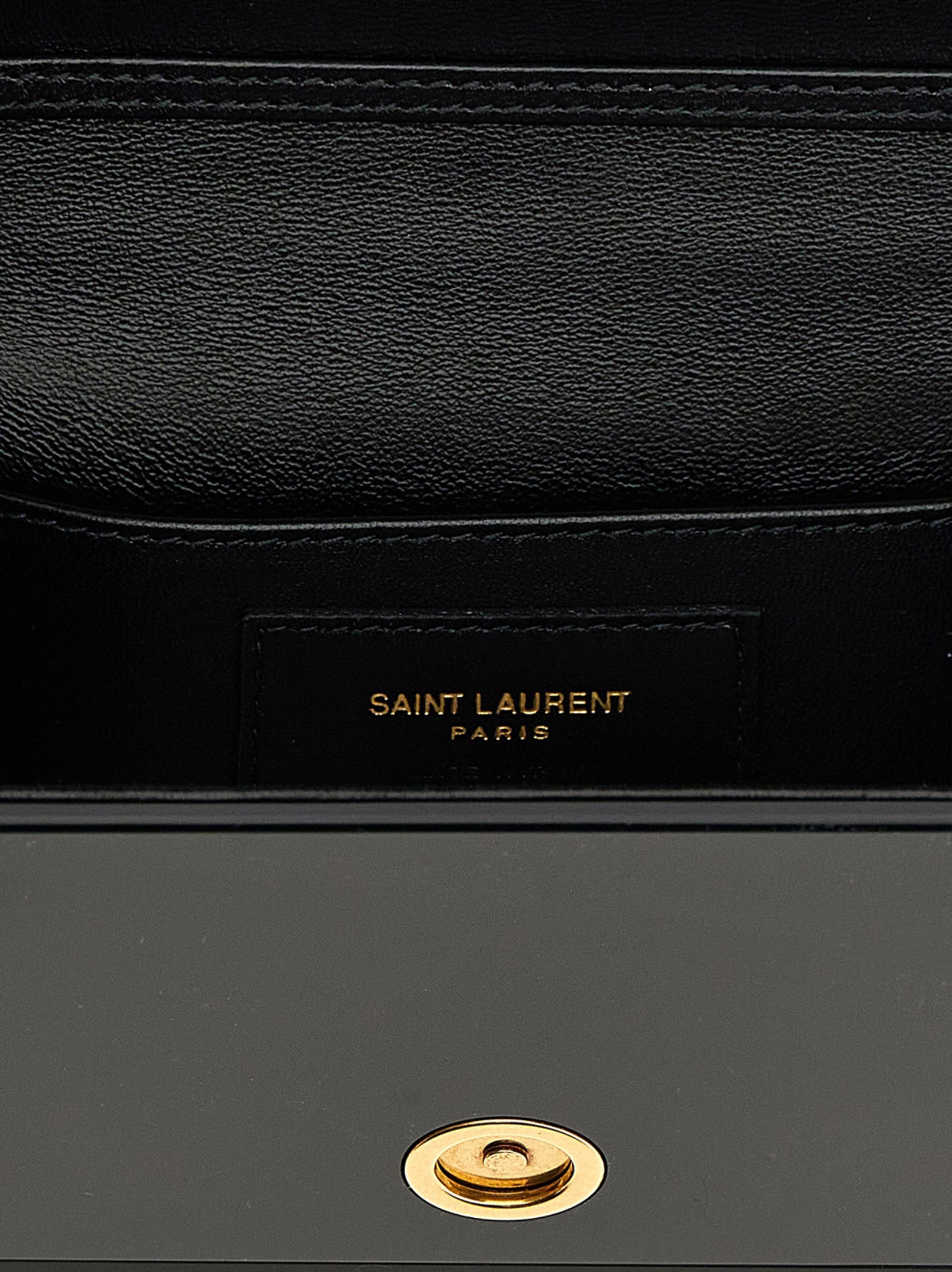 Saint Laurent Schwarze Plexiglas Umhängetasche