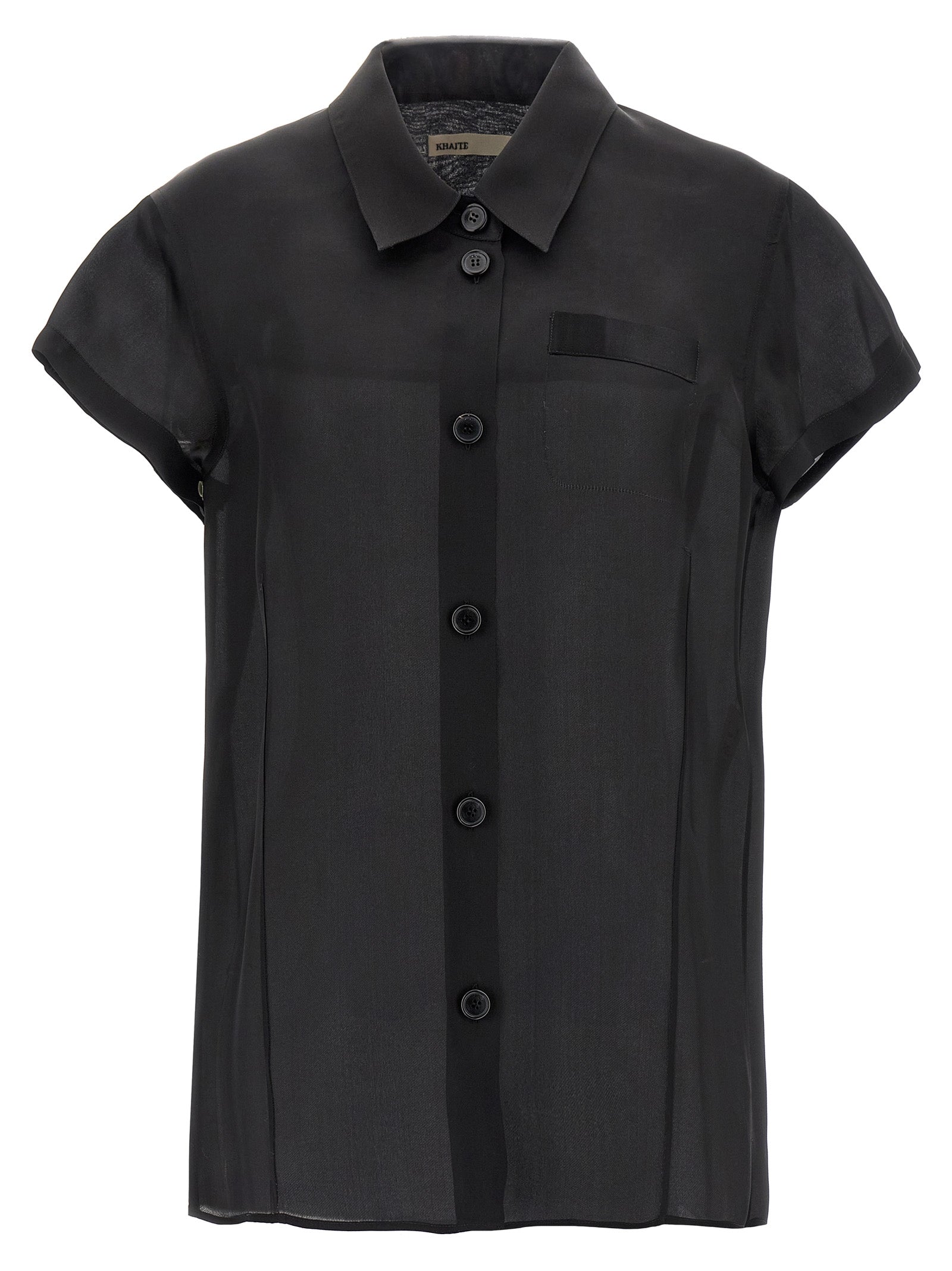 Khaite Schwarze Seidenbluse