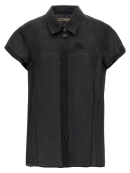 Khaite Schwarze Seidenbluse