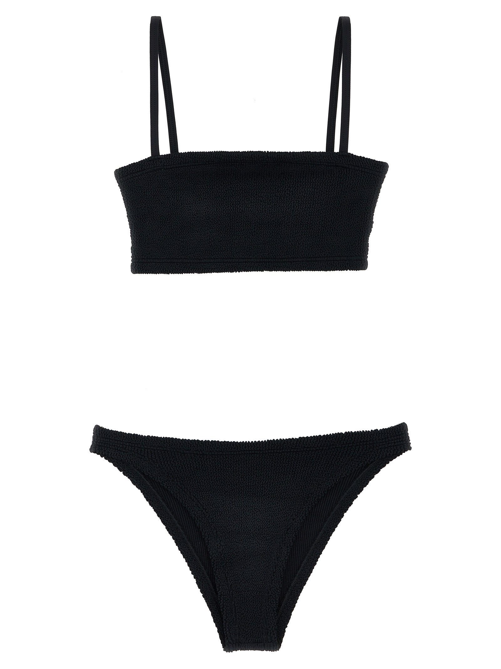 Hunza G Schwarzer Bikini aus Polyamid
