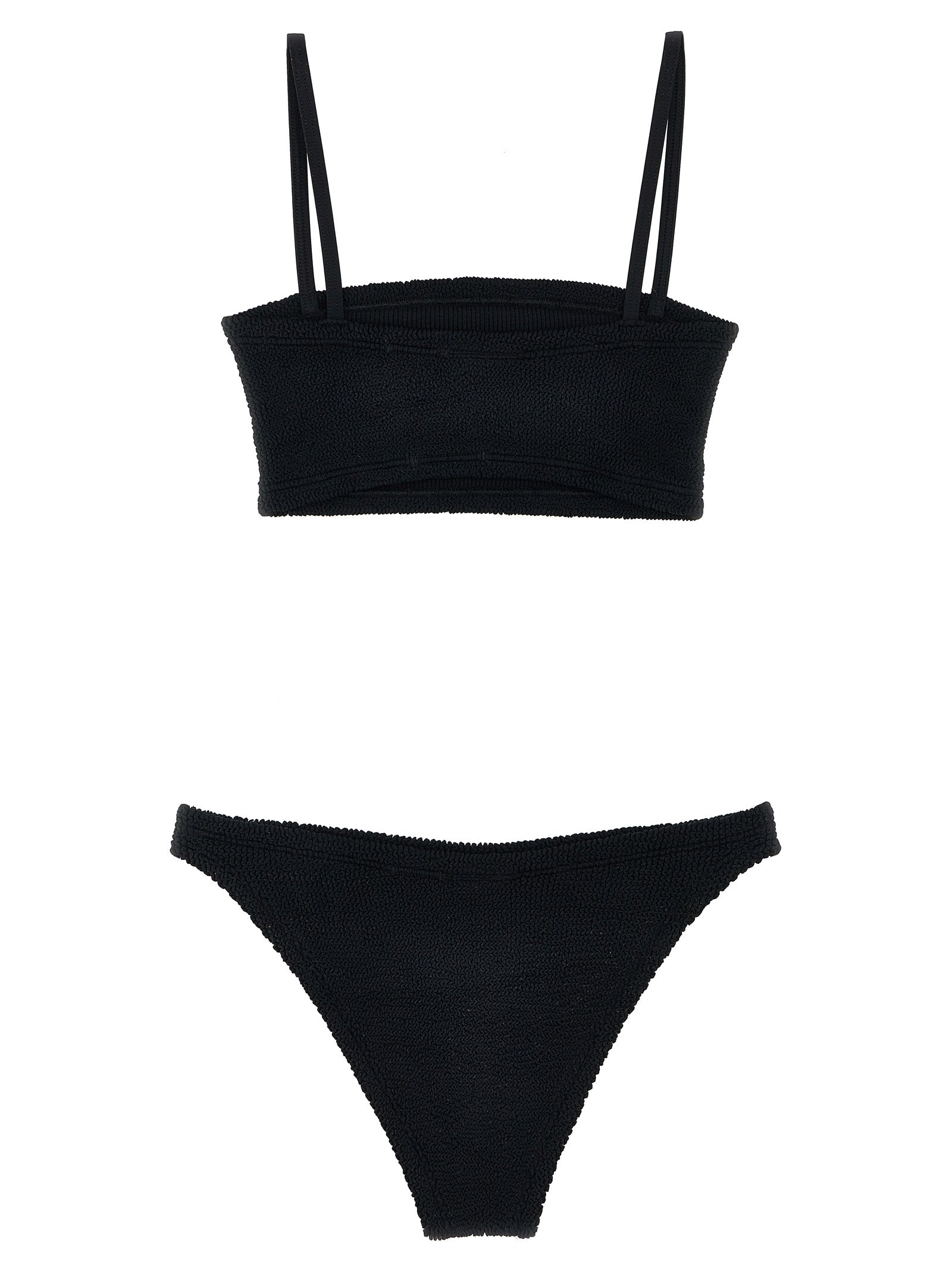 Hunza G Schwarzer Bikini aus Polyamid