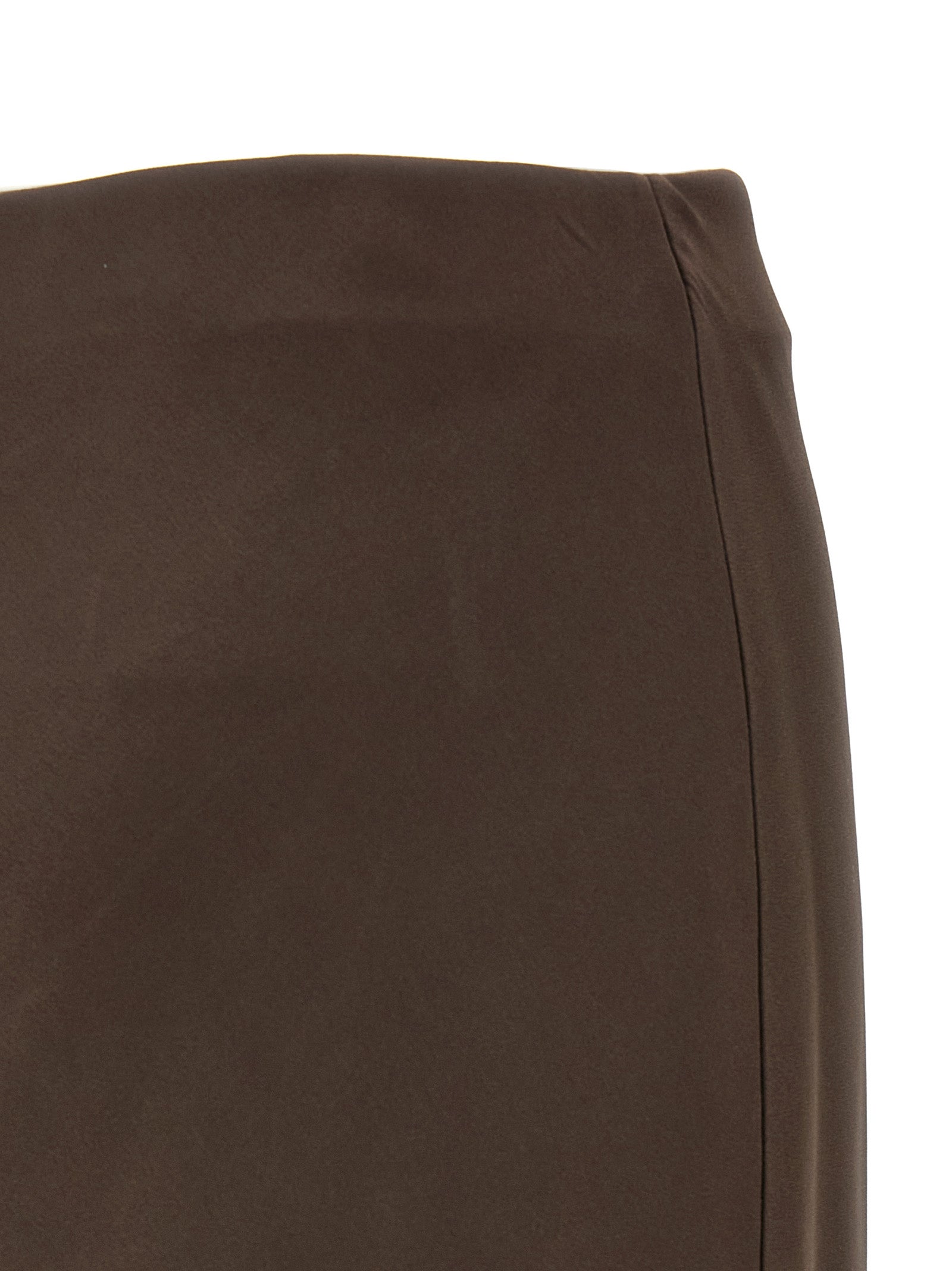 Brunello Cucinelli Brauner Minirock aus Acetat