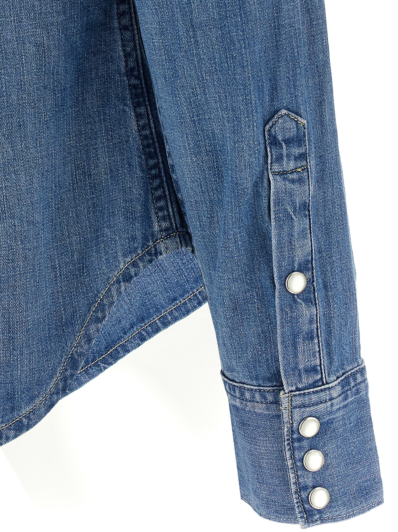 Polo Ralph Lauren Blaue Baumwollbluse