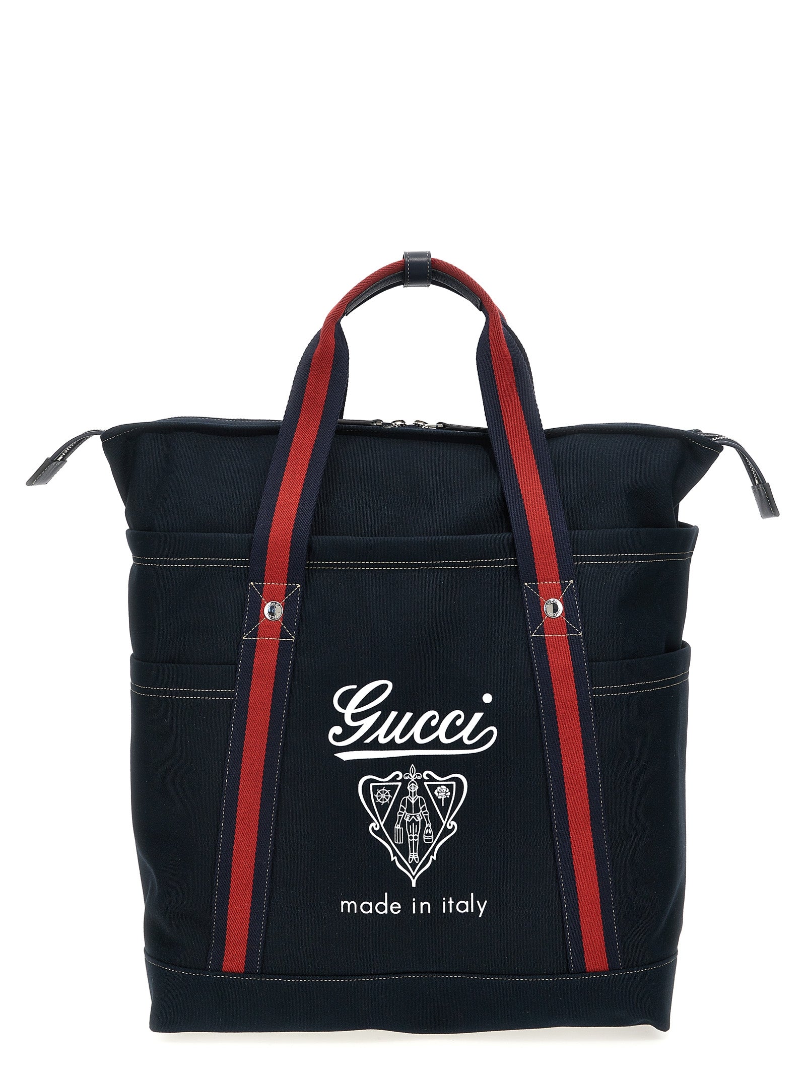 Gucci Blaue Baumwolltasche