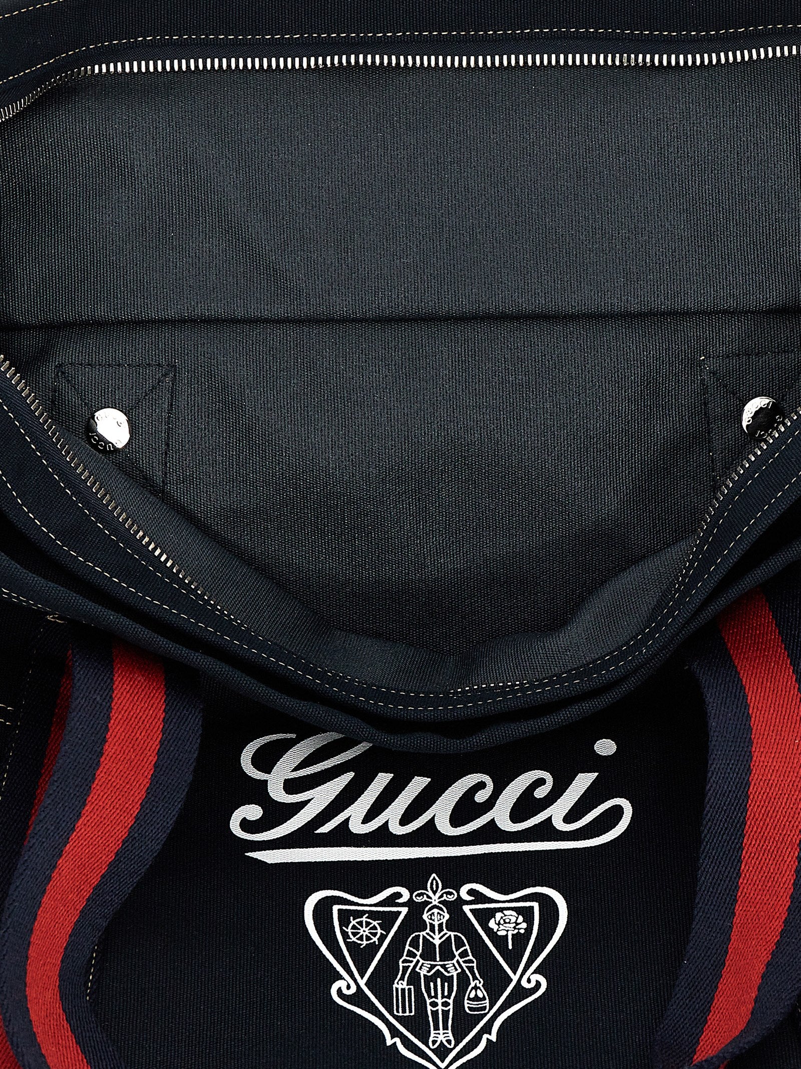 Gucci Blaue Baumwolltasche