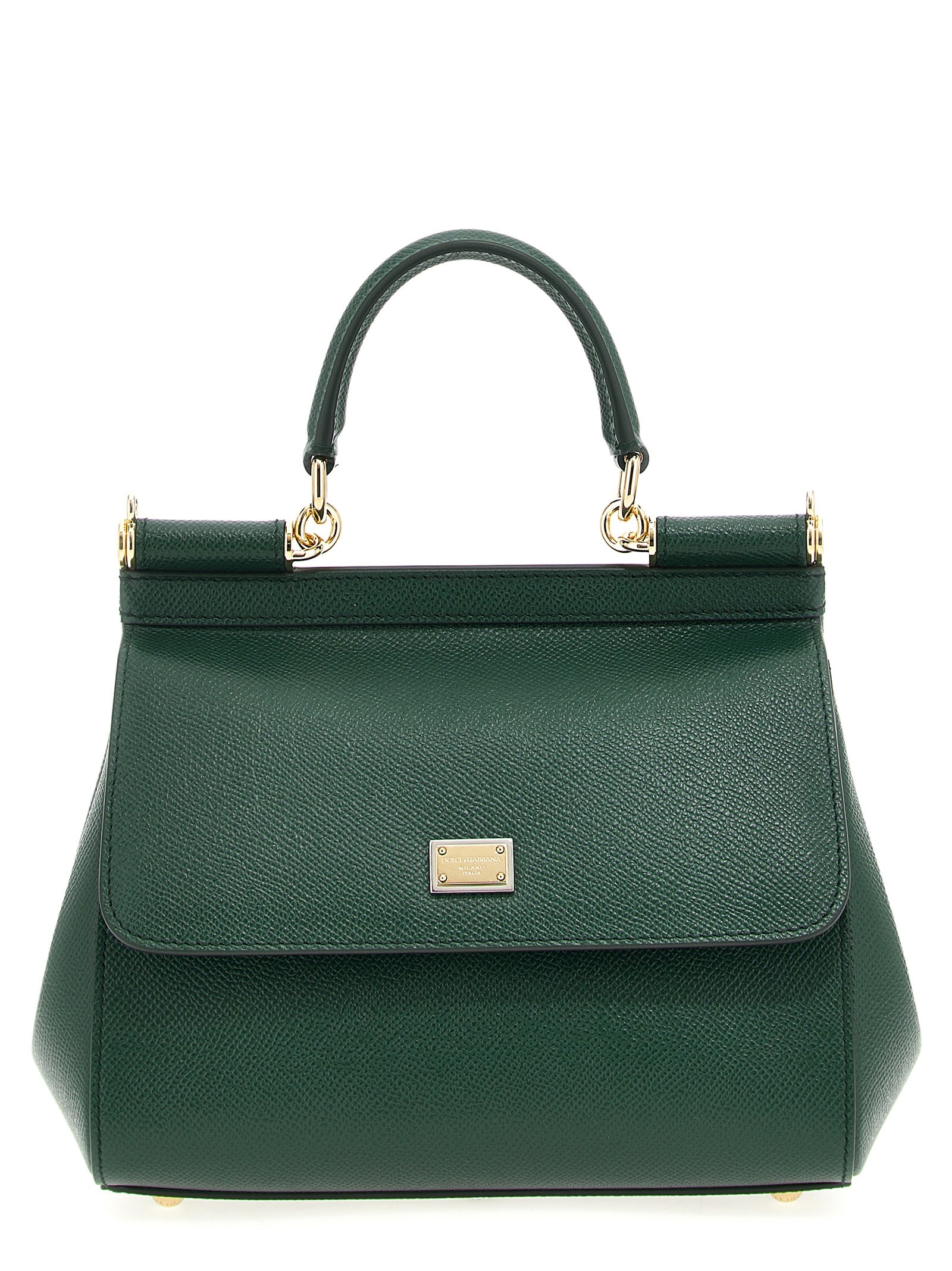 Dolce & Gabbana Zweifarbige Kalbsleder-Handtasche