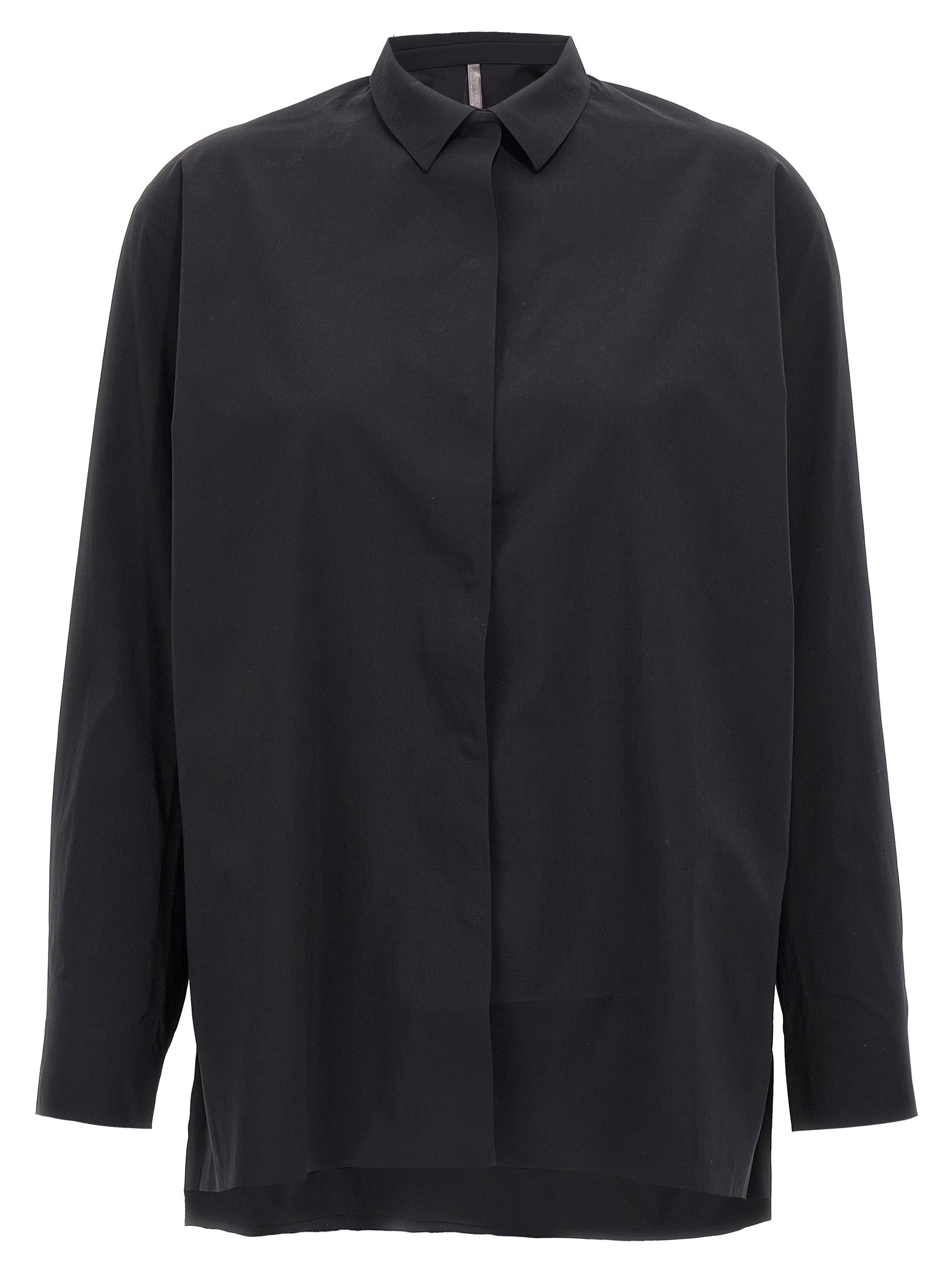 Arc'teryx Veilance Schwarze Nylonbluse