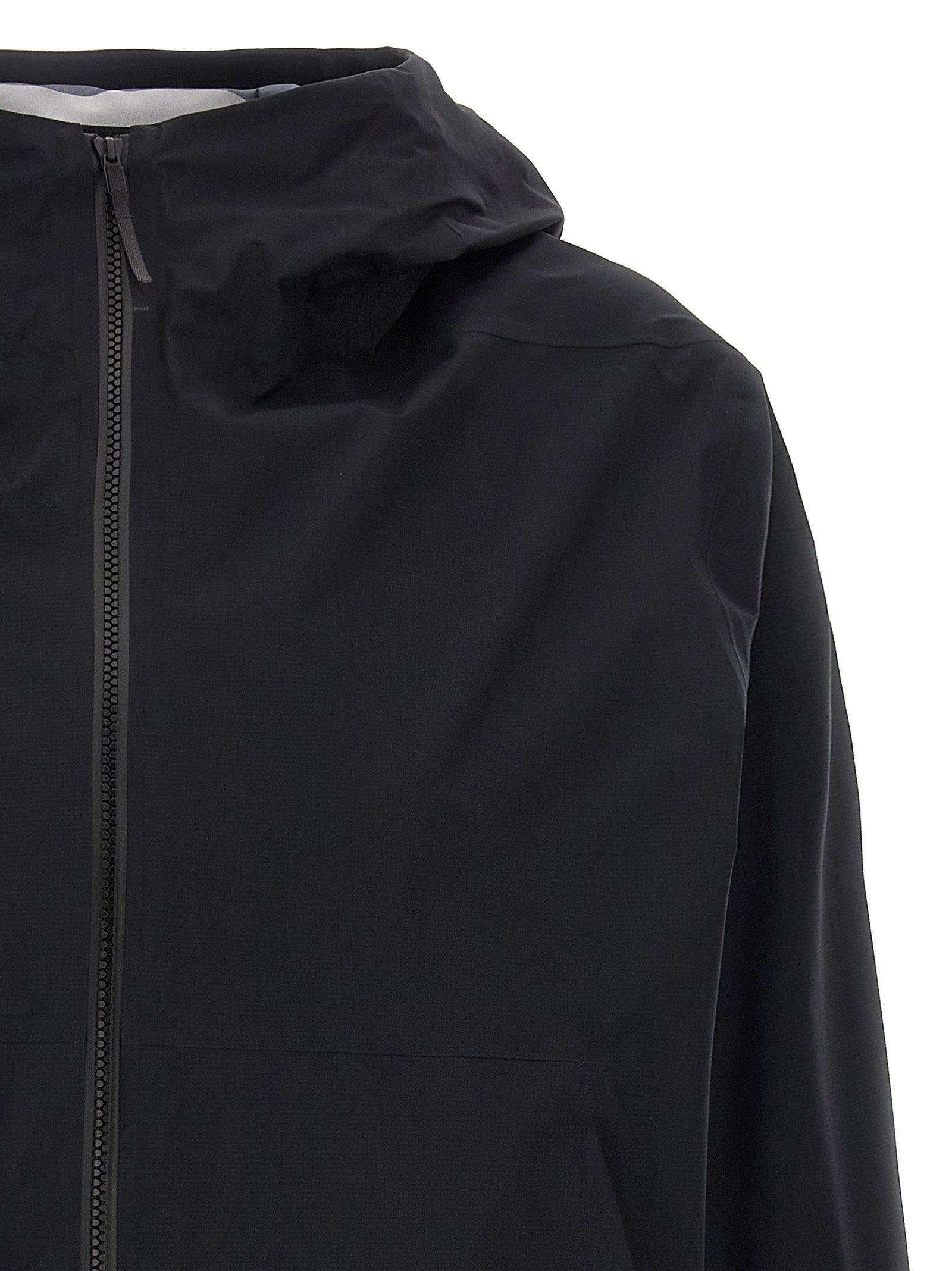 Arc'teryx Veilance Schwarze Nylon-Shell-Jacke