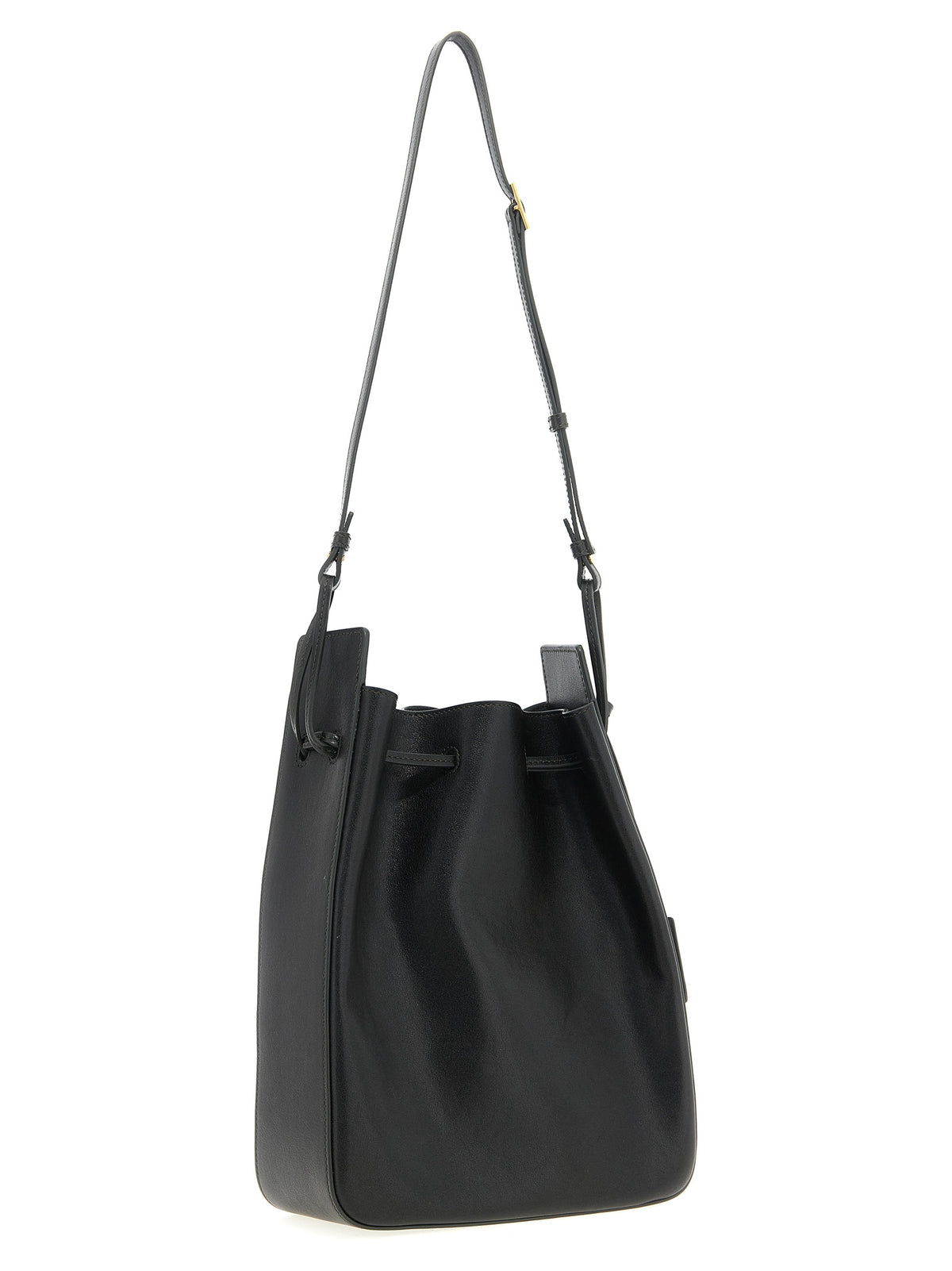 Saint Laurent Bicolor Calfskin Crossbody Bag