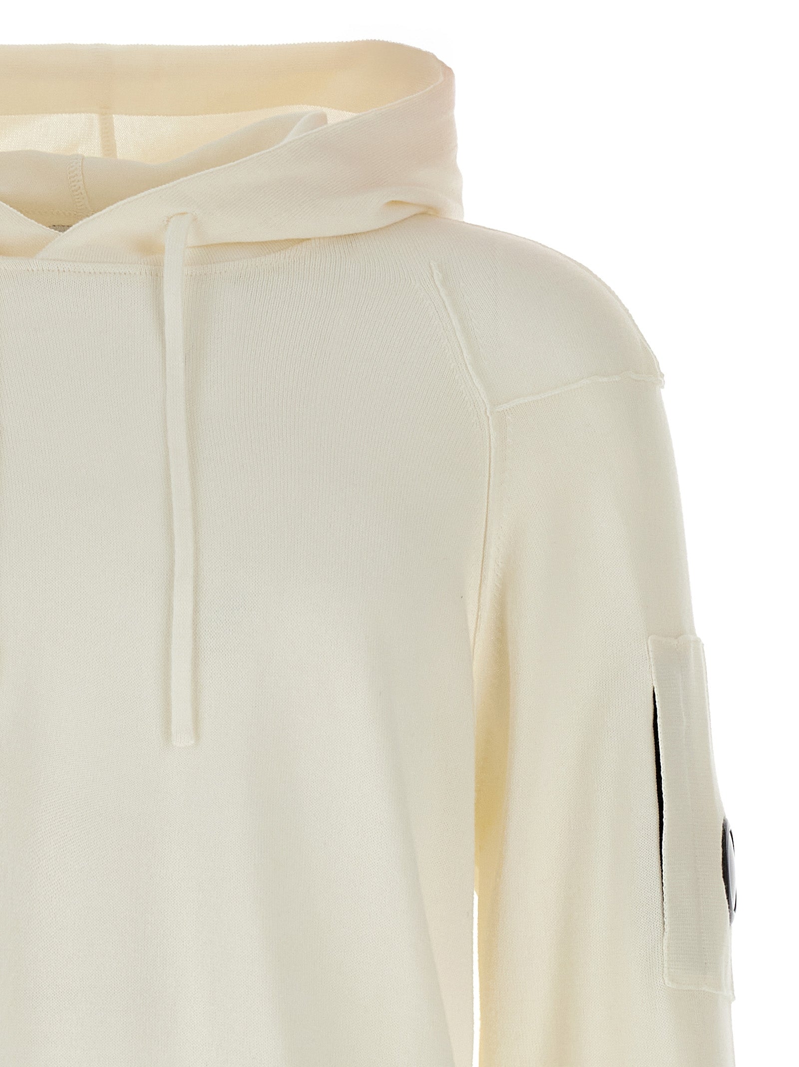 C.P. Company Weißes Baumwoll-Sweatshirt