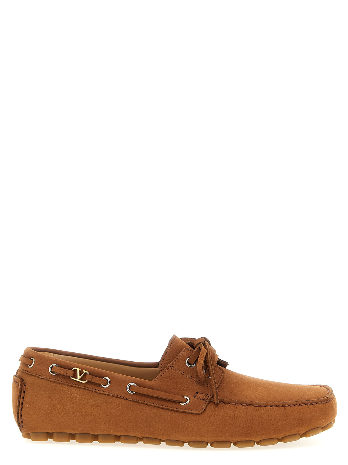 Valentino Garavani Braune Kalbsleder-Slipper