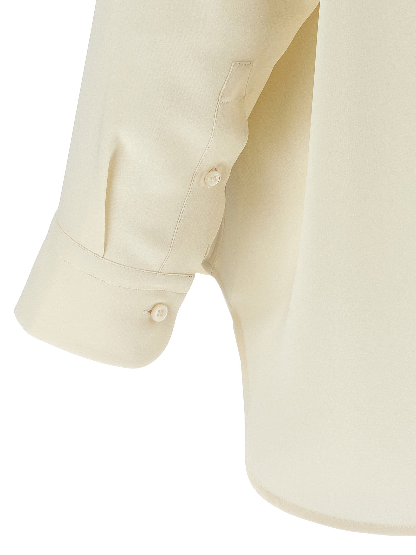 Brioni Seidenbluse in Weiß