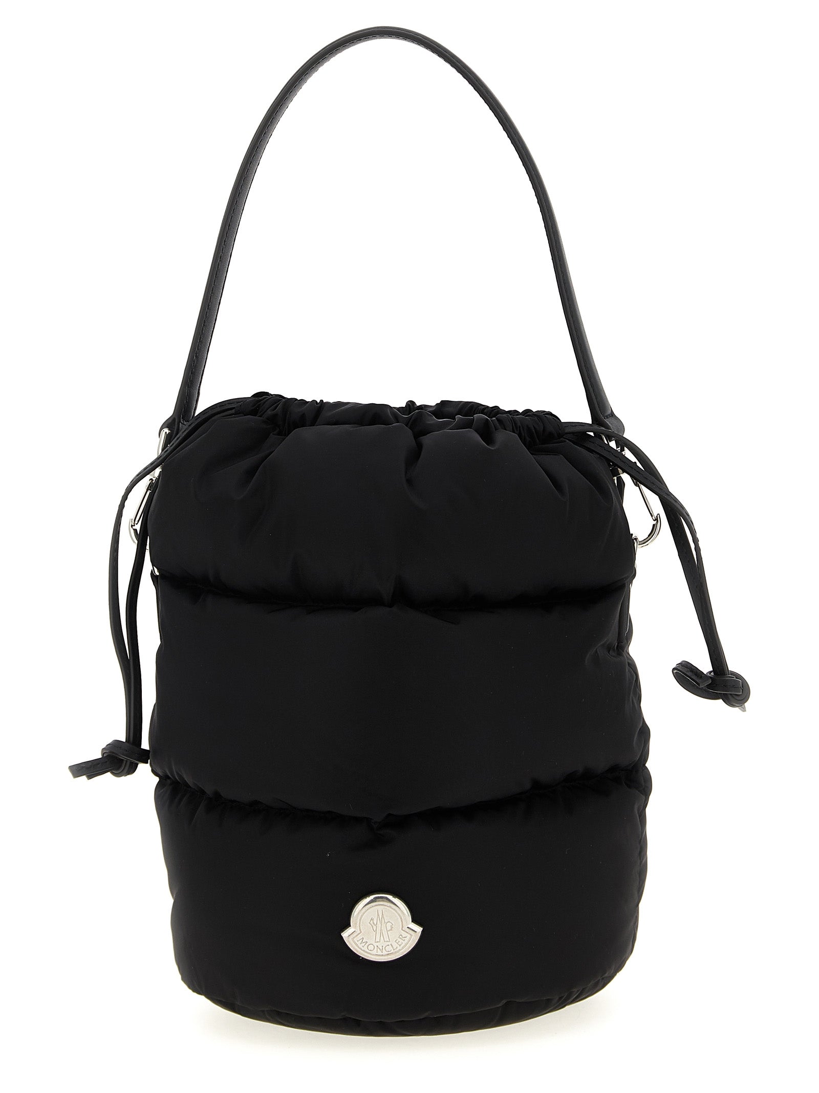 Moncler Schwarze Schultertasche aus Polyamid