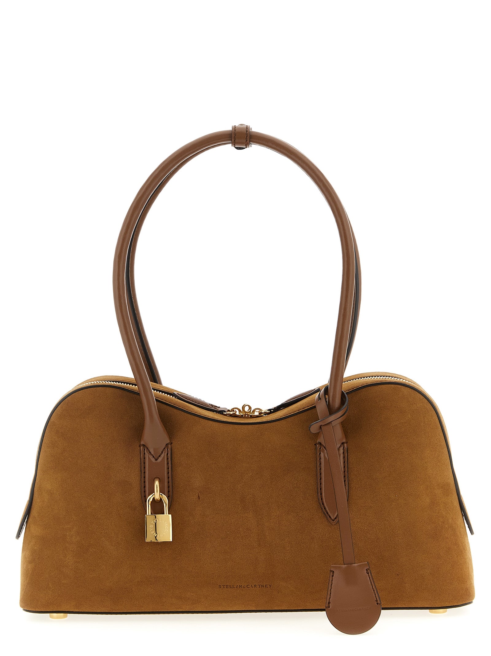 Stella McCartney Schultertasche aus braunem Polyamid