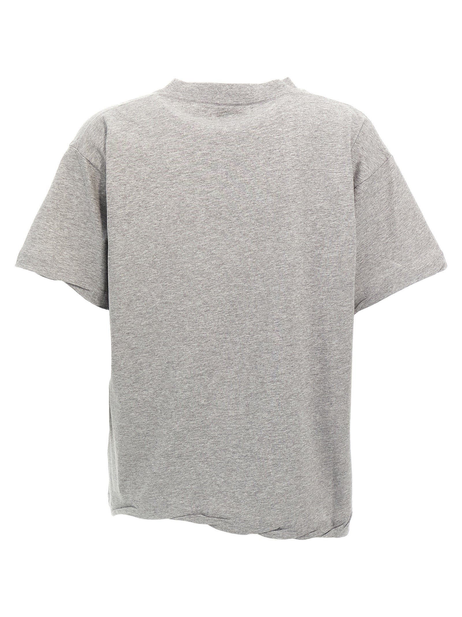 Balenciaga Graues Baumwoll-T-Shirt