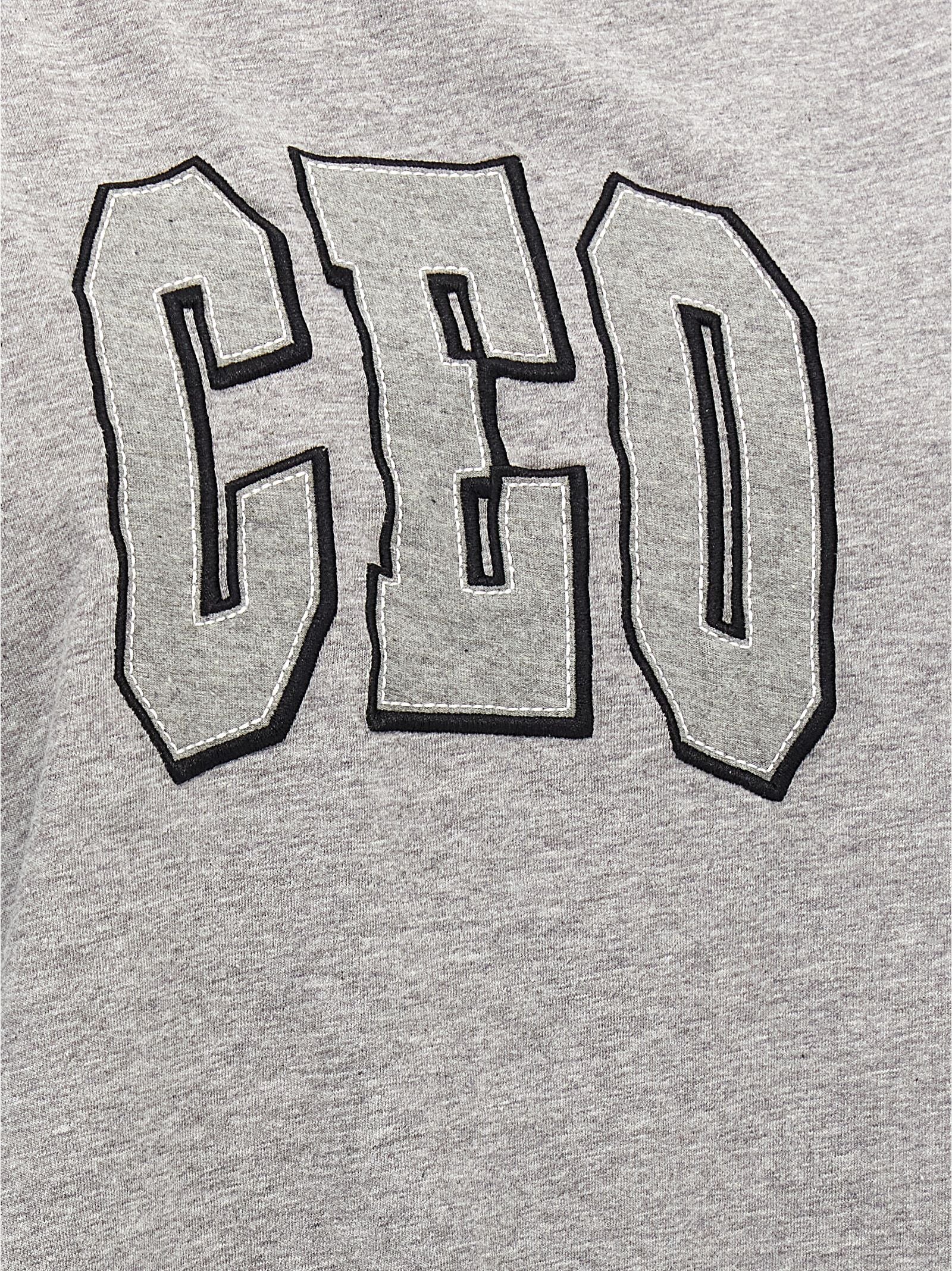 Balenciaga Graues Baumwoll-T-Shirt