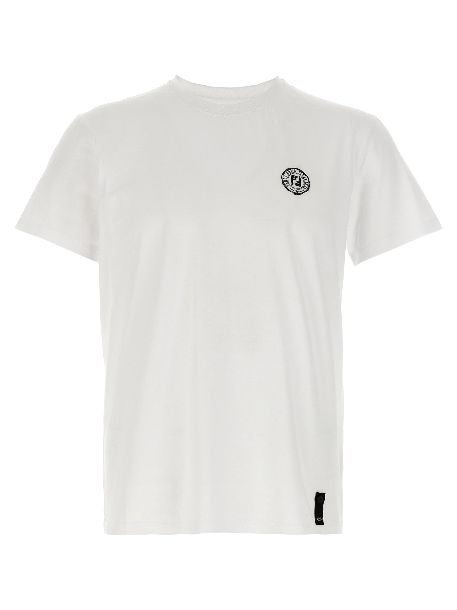 Fendi Weißes Baumwoll-T-Shirt