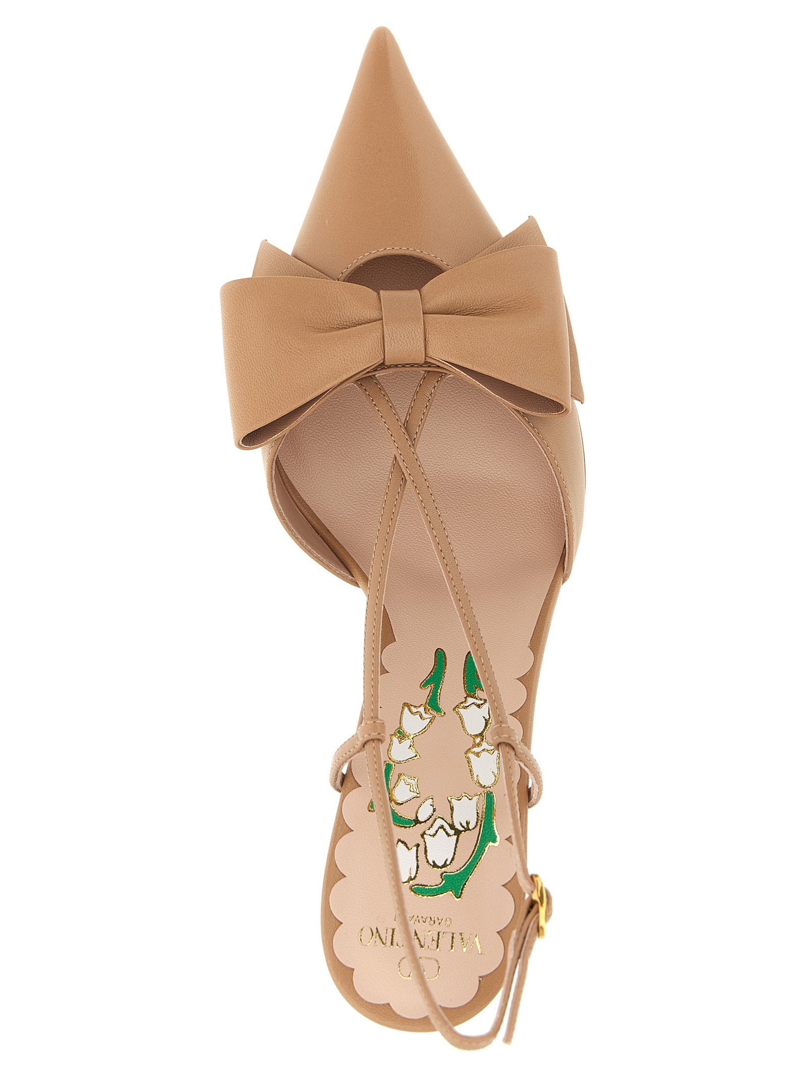 Valentino Garavani Mehrfarbige Leder-Pumps mit hohem Absatz