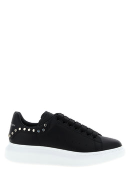 Alexander McQueen Schwarze Kalbsleder Chunky Sneaker