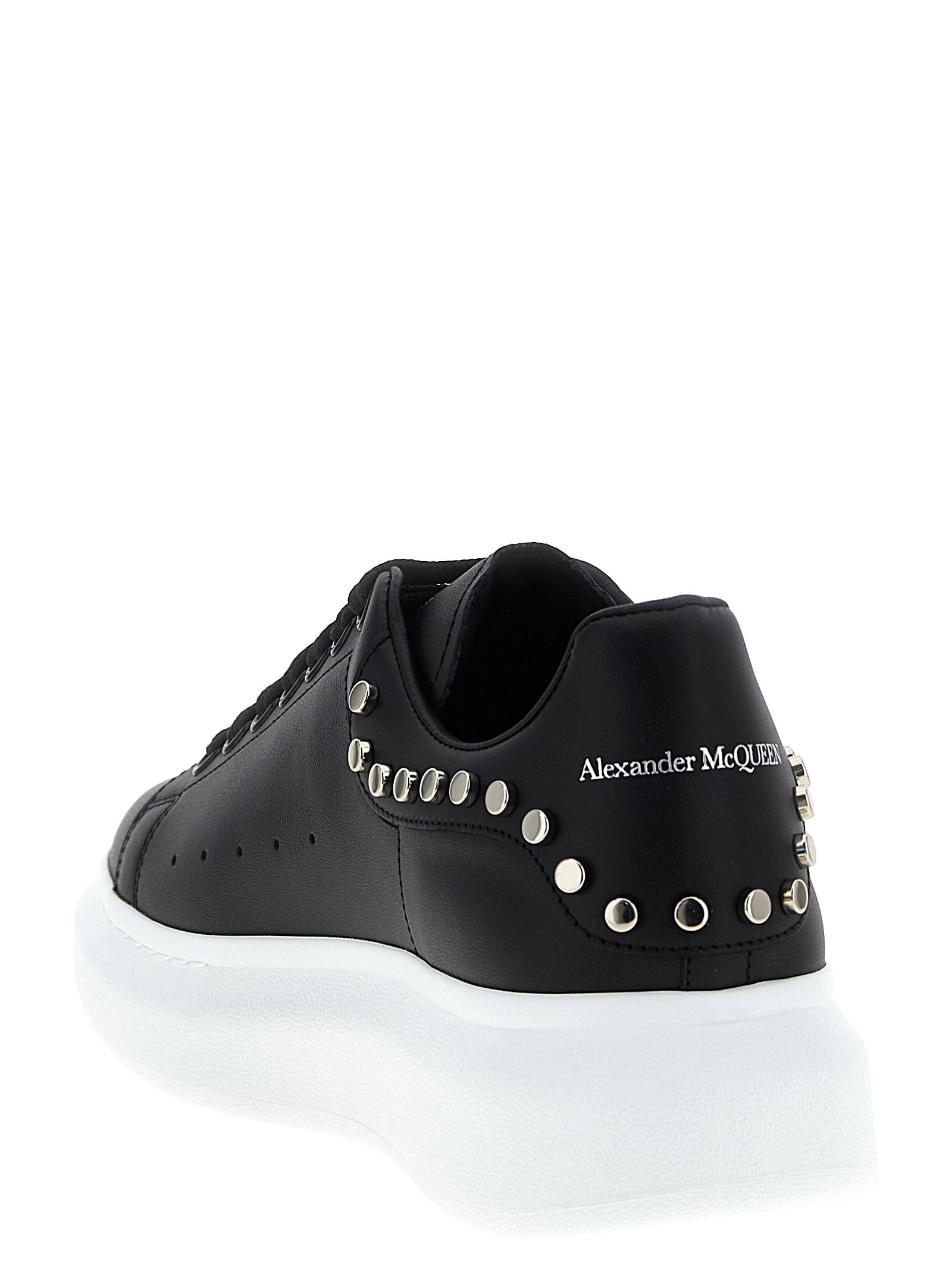 Alexander McQueen Schwarze Kalbsleder Chunky Sneaker