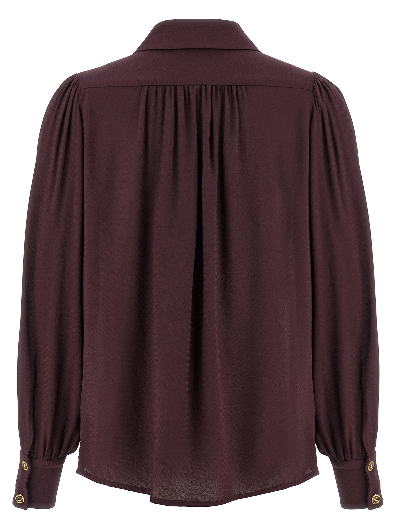 Elisabetta Franchi Lila Viskosebluse