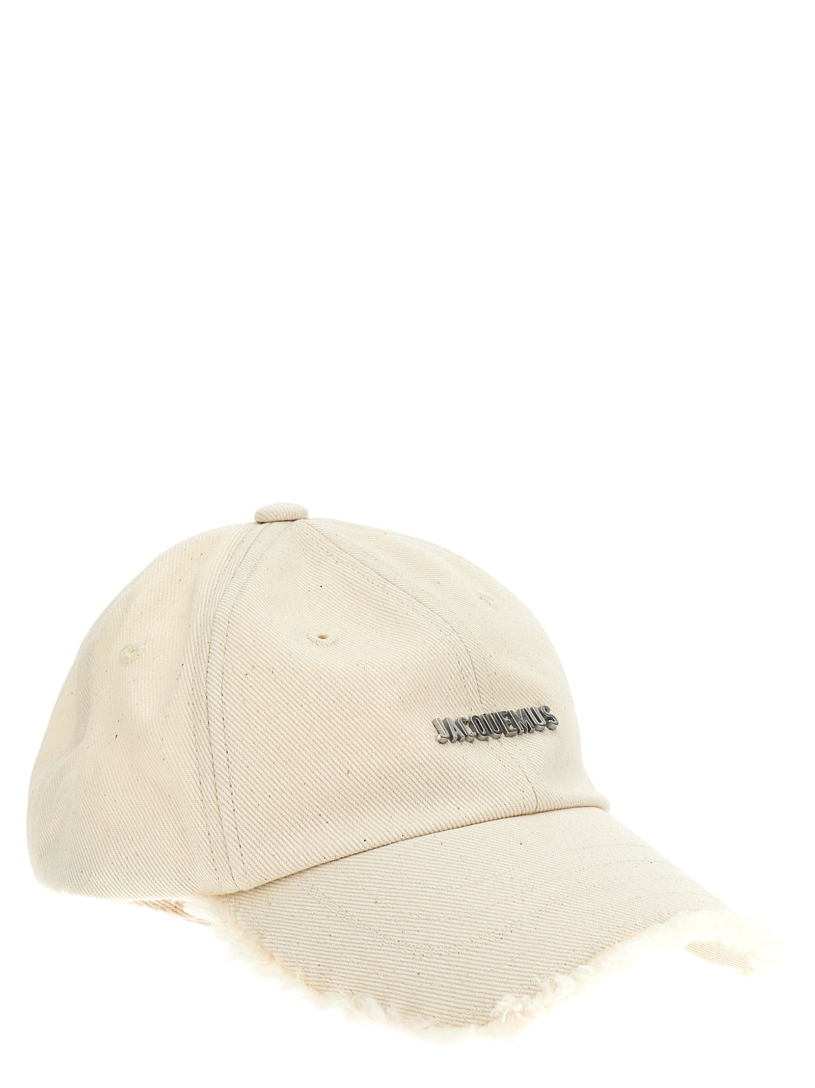 Jacquemus Weiße Baumwollkappe (Baseball Cap)