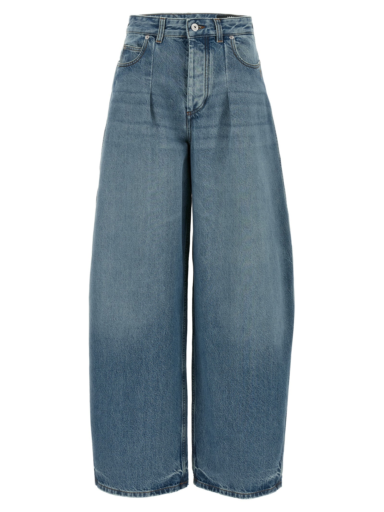 Jacquemus Blaue High-Waist Jeans aus Baumwolle
