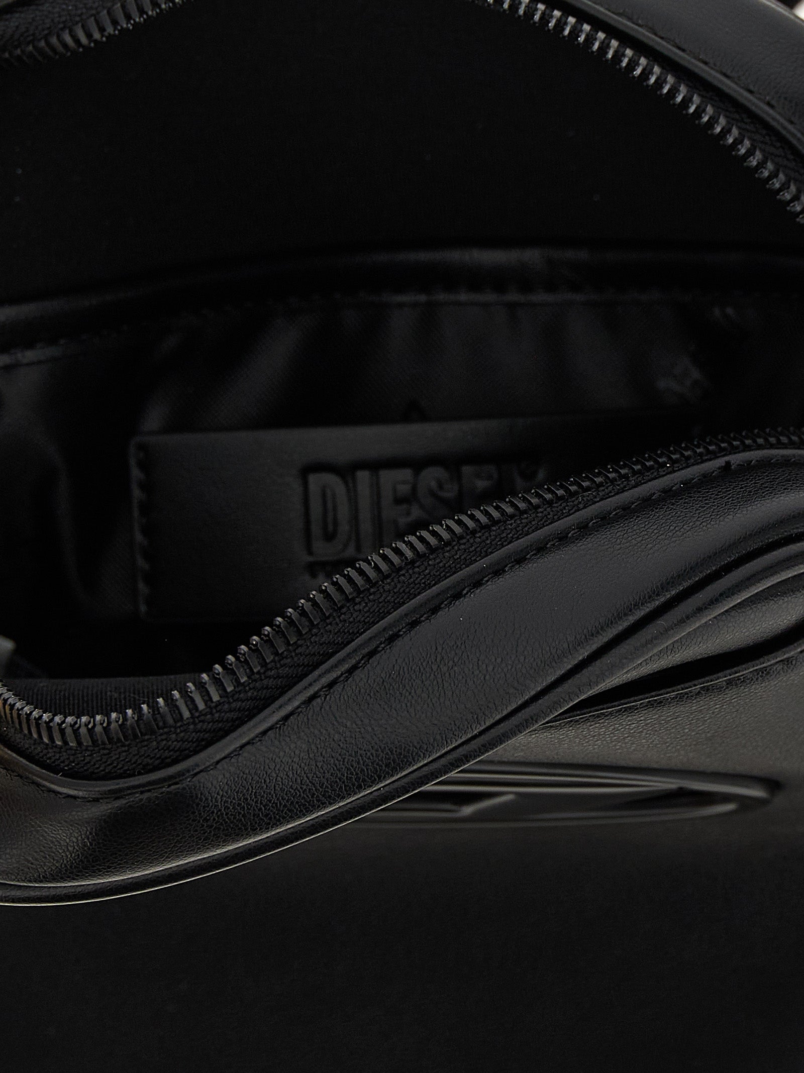Diesel Schwarze Crossbody-Tasche aus Polyethylen