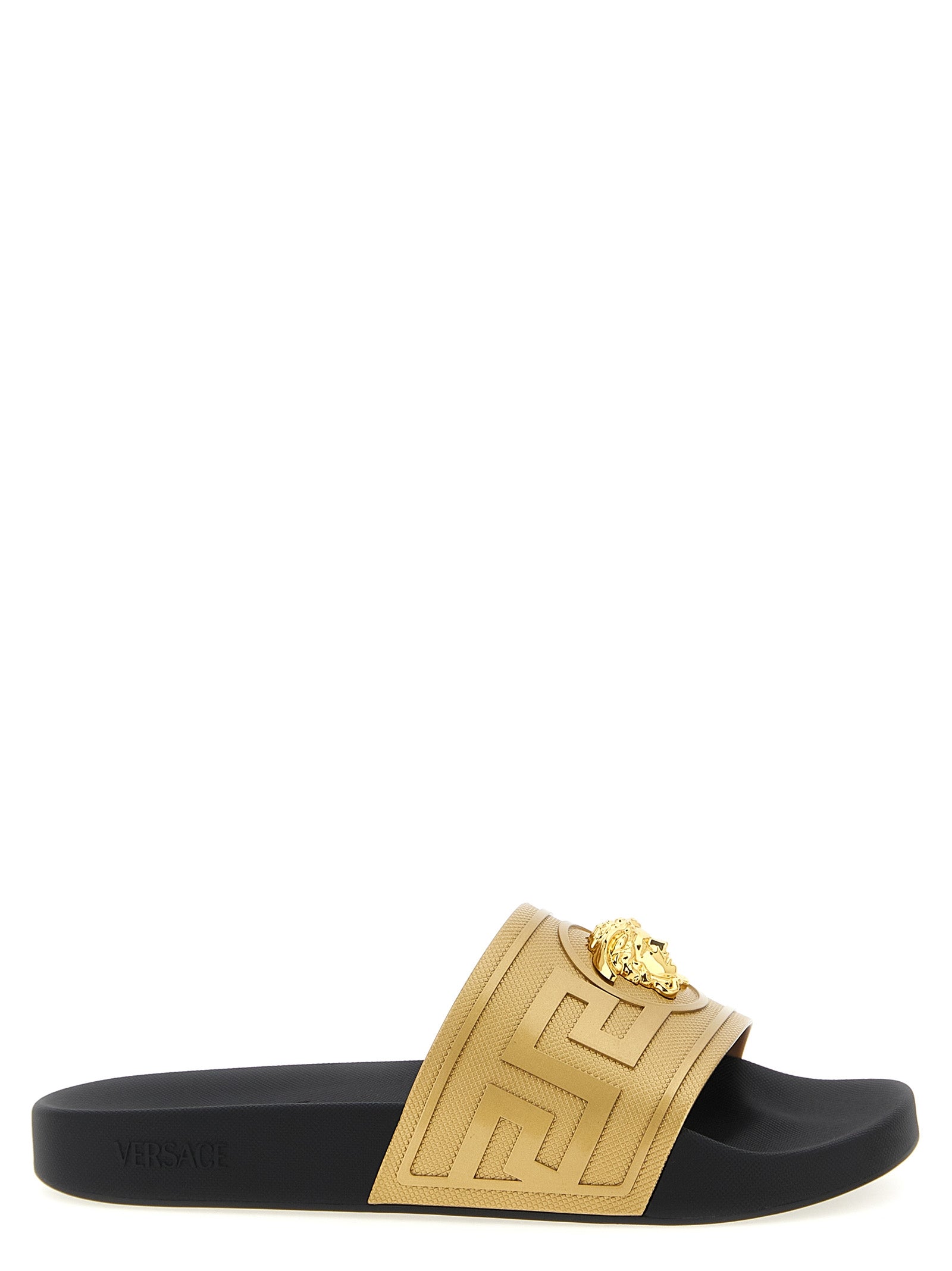 Versace Goldene Glass-Slipper