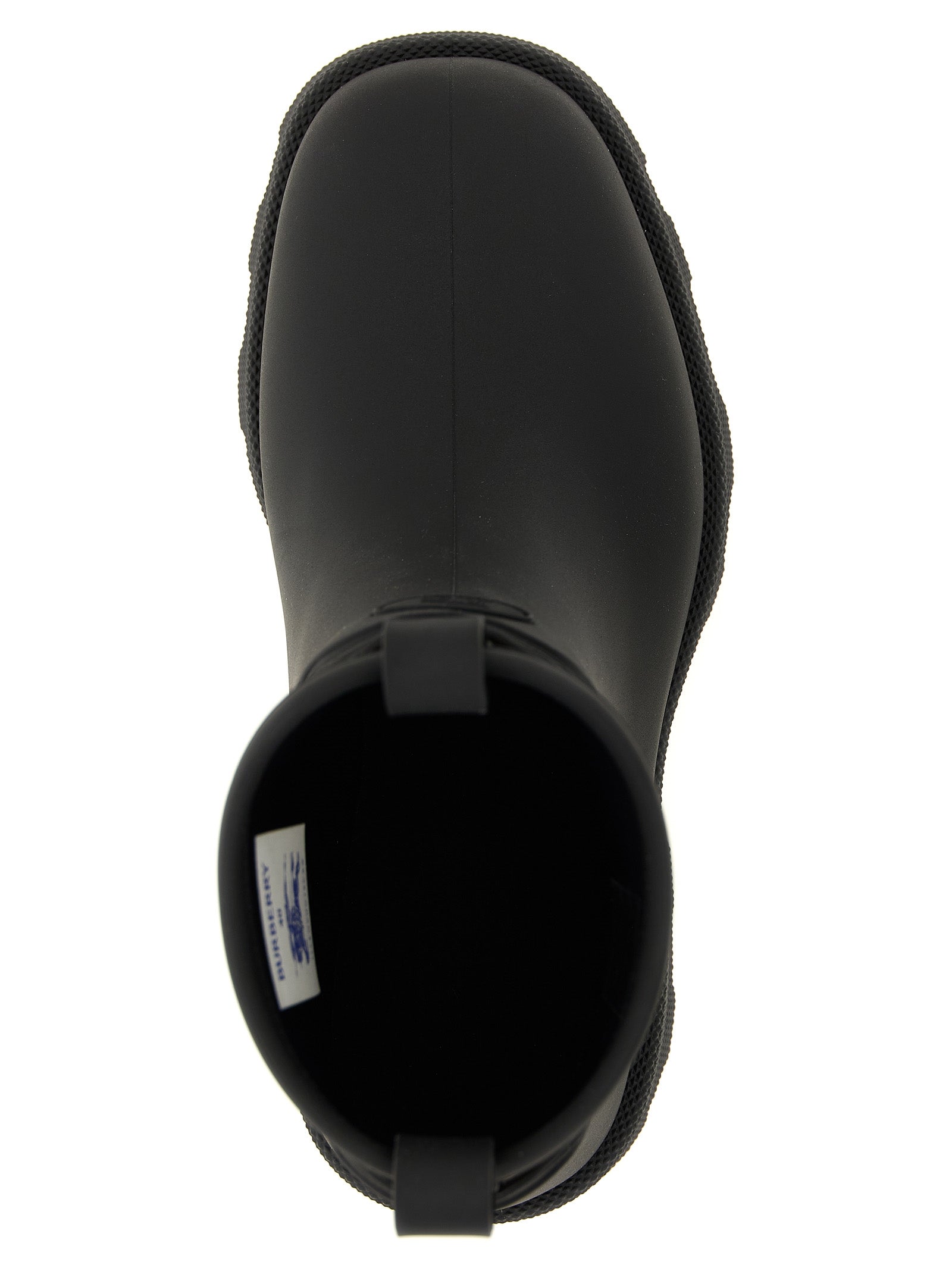 Burberry Schwarze Gummistiefeletten