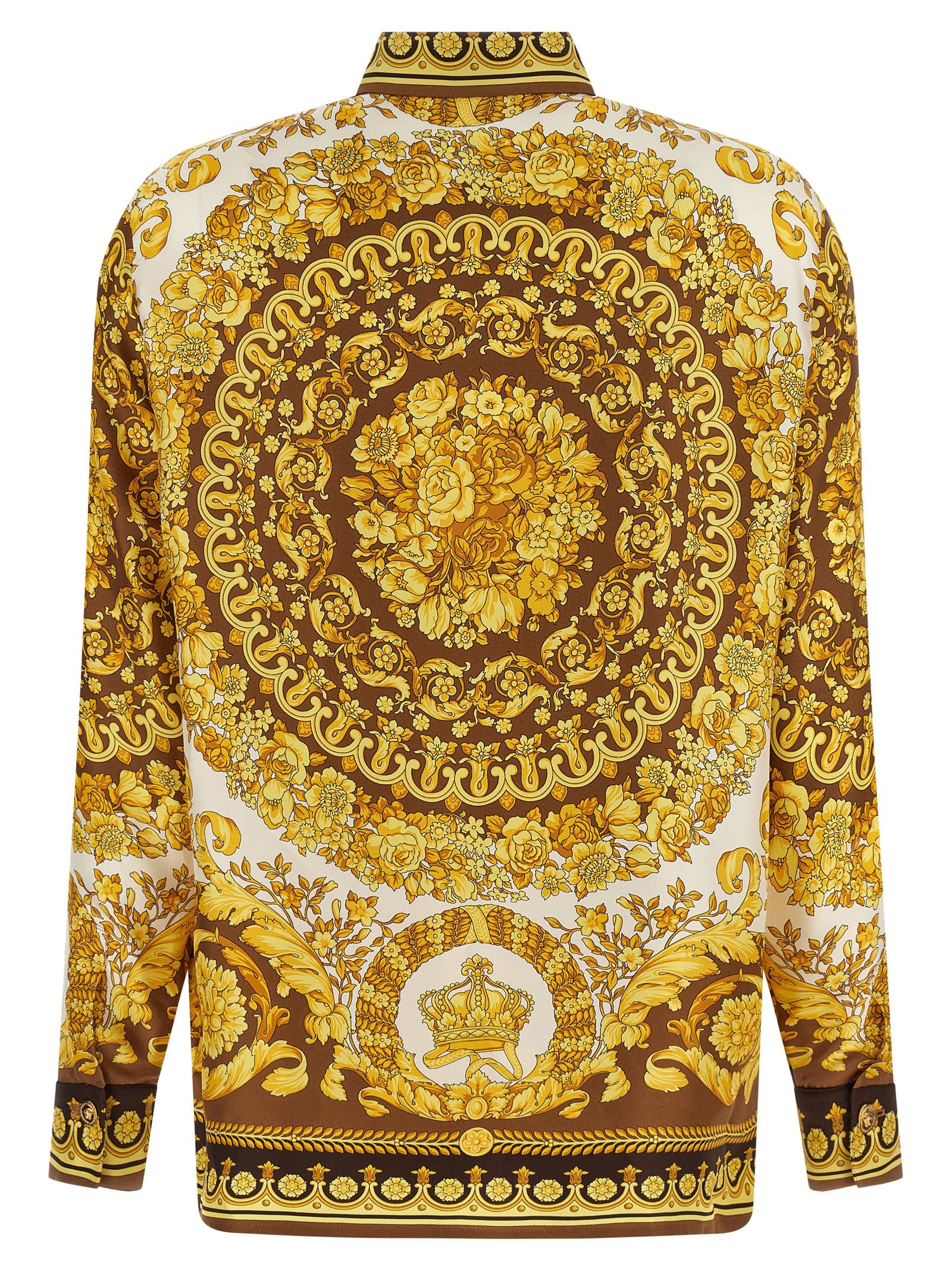 Versace Seidenbluse in Gold