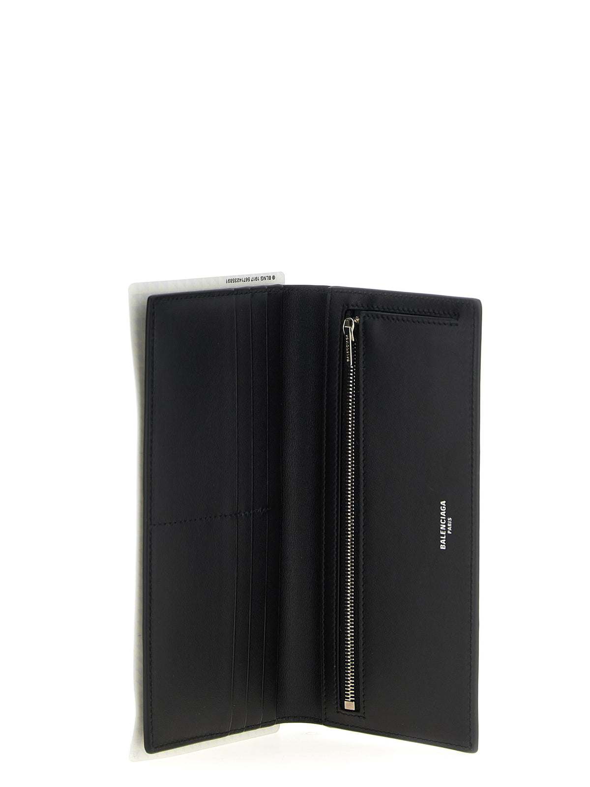 Balenciaga Schwarzes Leder Portemonnaie