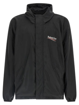 Balenciaga Schwarze Shell-Jacke aus Polyester