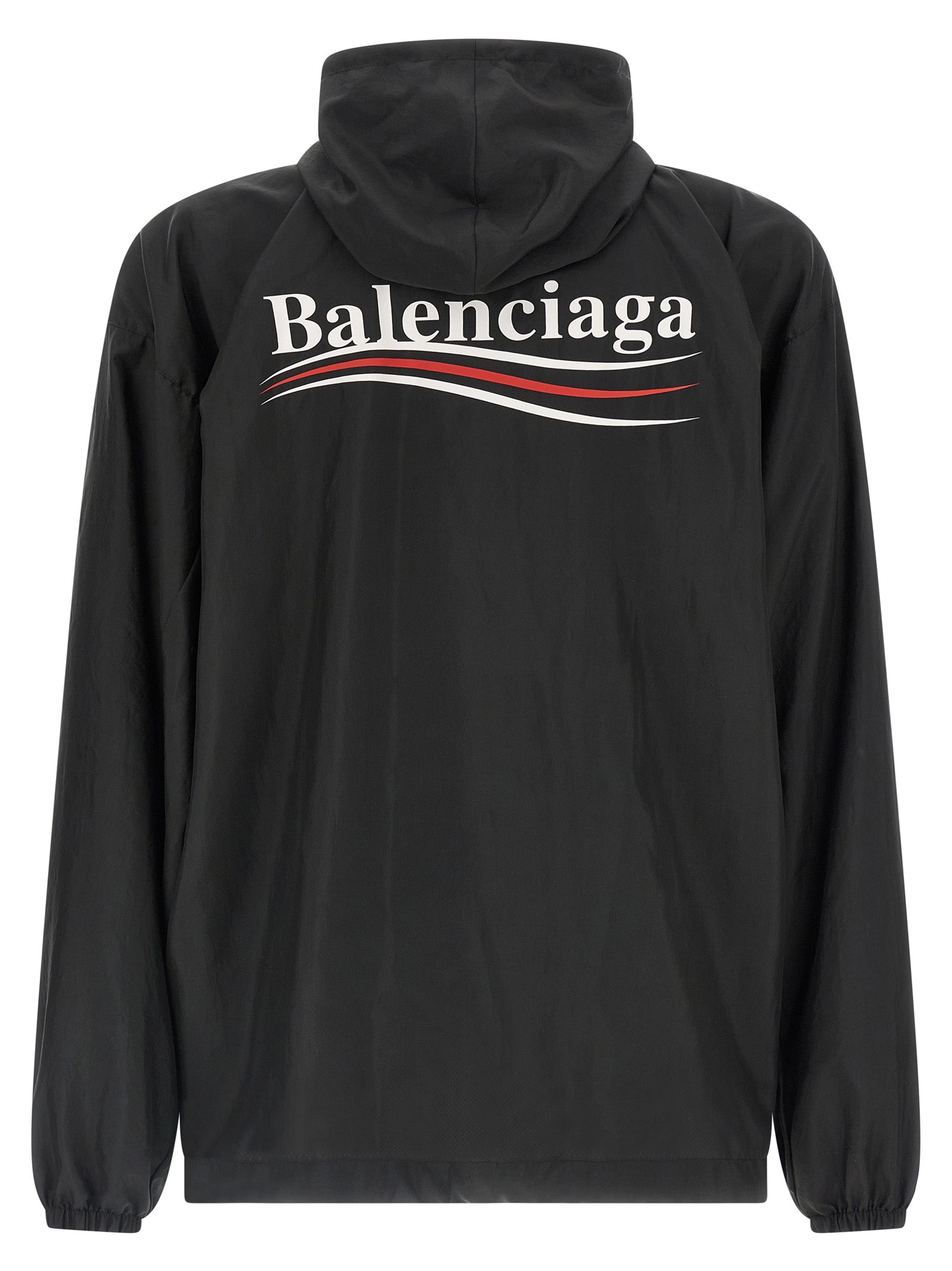 Balenciaga Schwarze Shell-Jacke aus Polyester