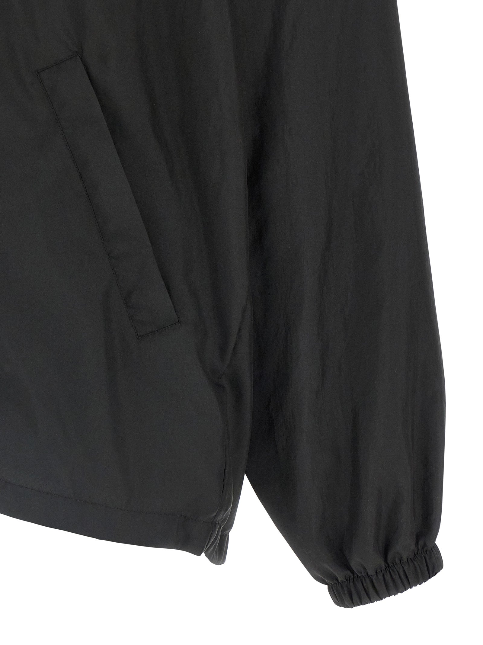 Balenciaga Schwarze Shell-Jacke aus Polyester